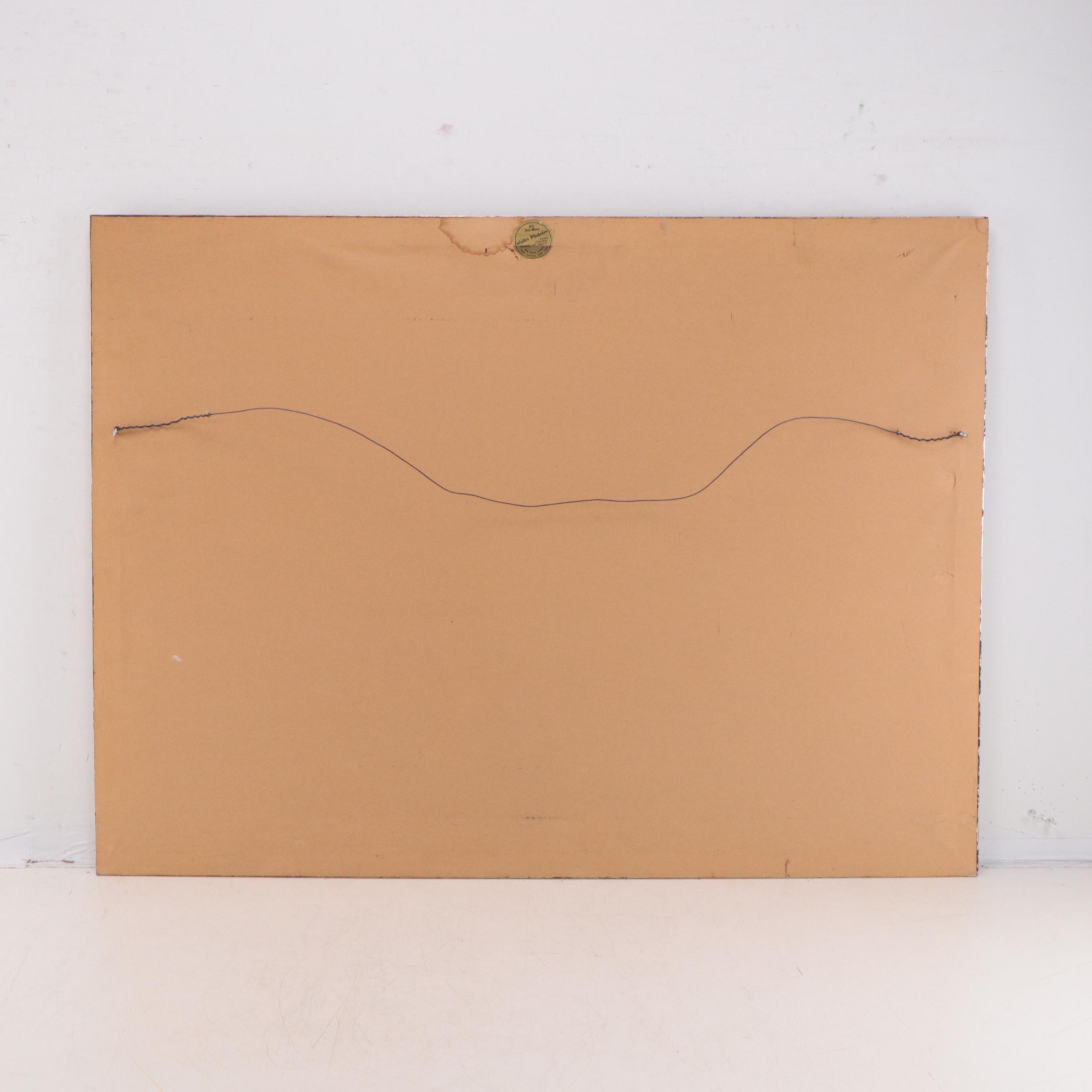 Watercolor Painting of Flowering Branch