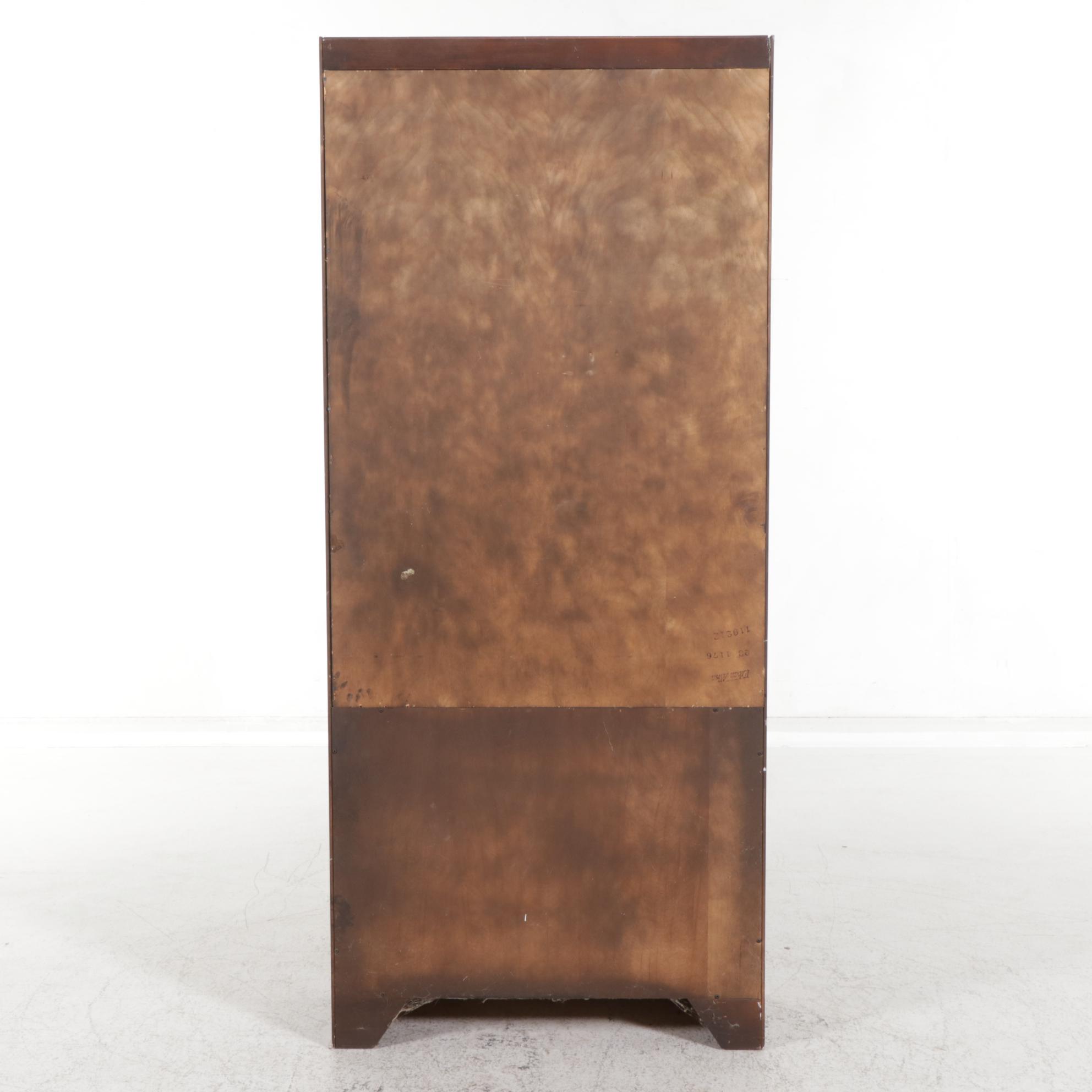 Ethan Allen "Georgian Court" Neoclassical Style Cherry Bookcase, 1970s