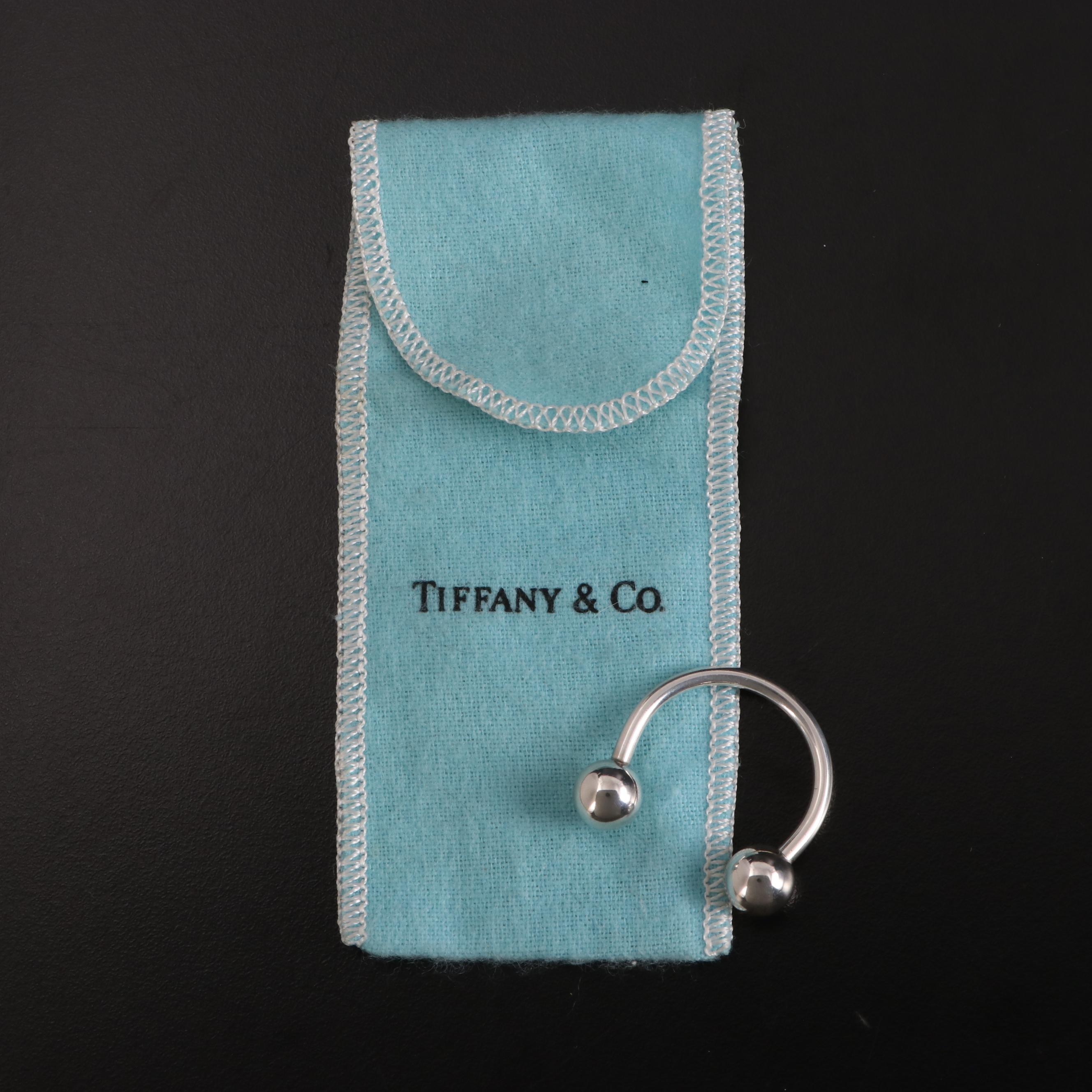 Tiffany & Co. Sterling Silver Horseshoe Key Ring