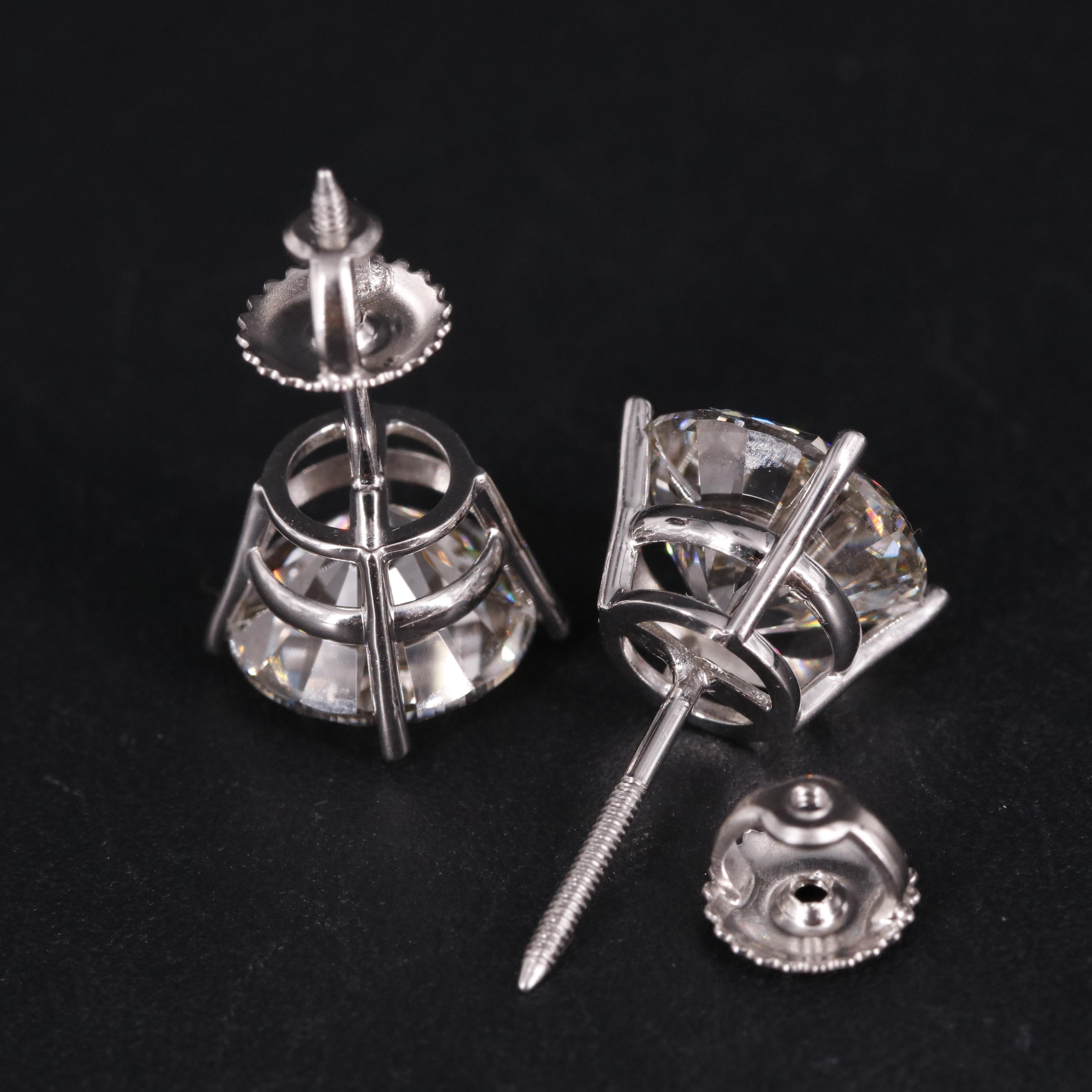 14K 5.95 CTW Lab Grown Diamond Stud Earrings