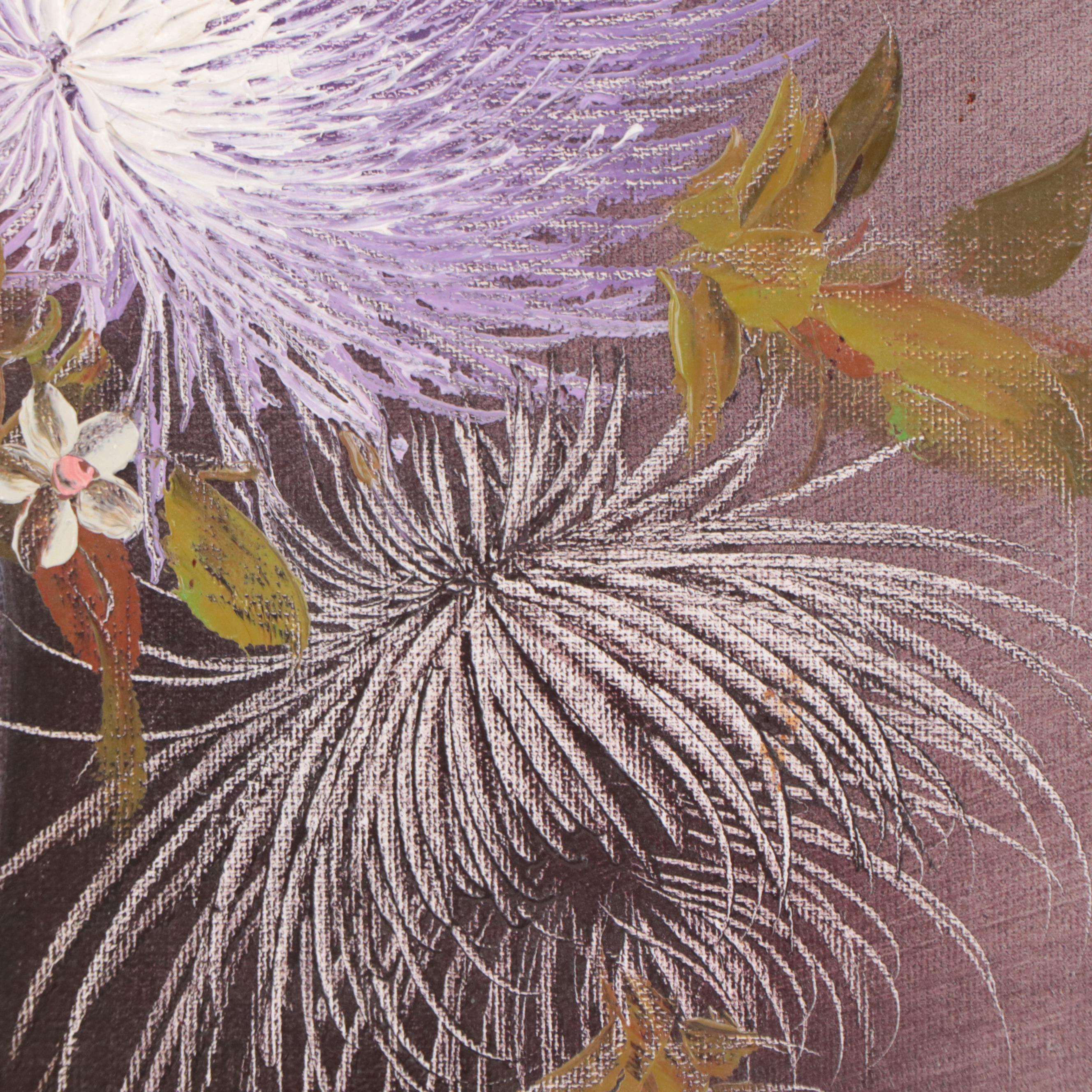 Oil Painting of Floral Still Life