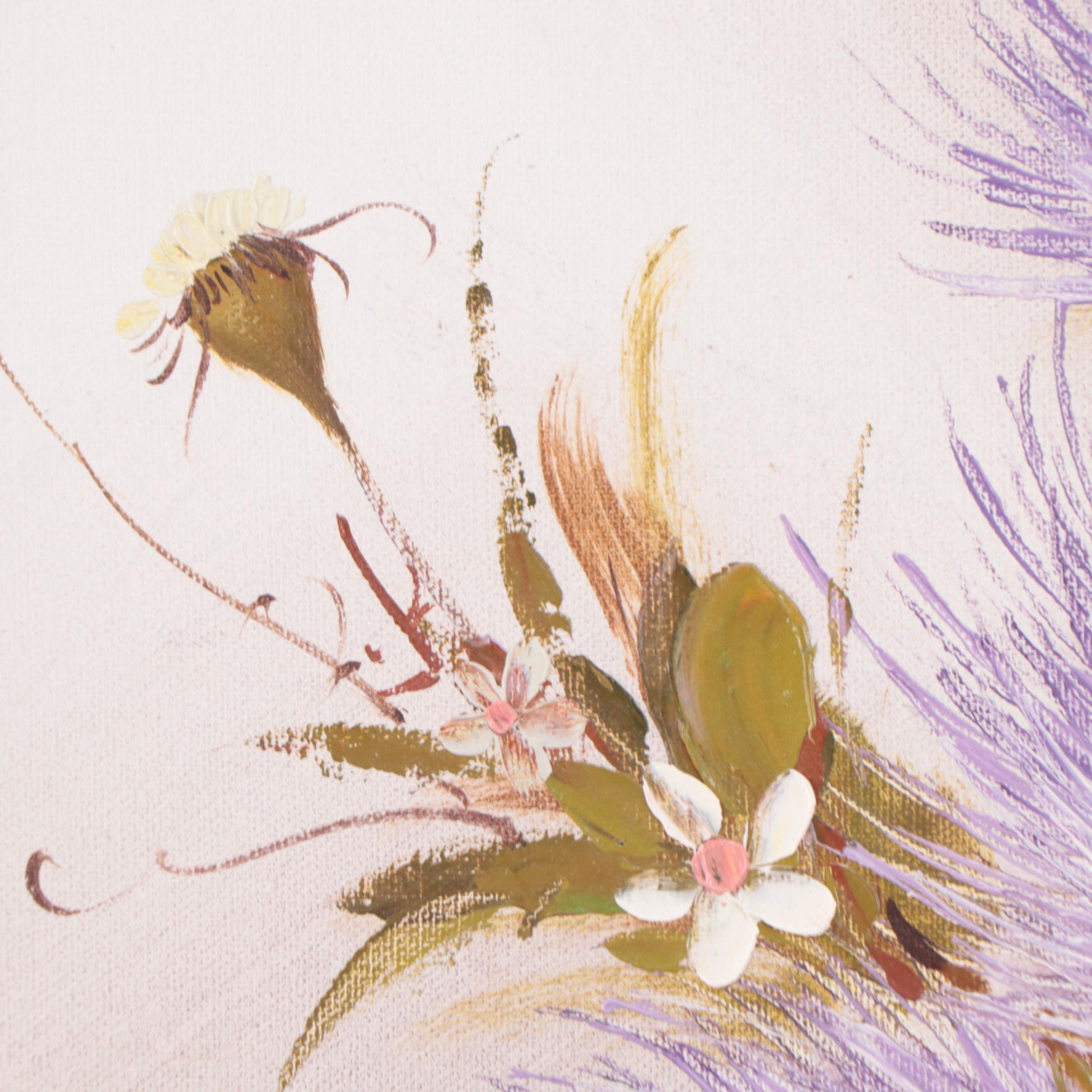 Oil Painting of Floral Still Life