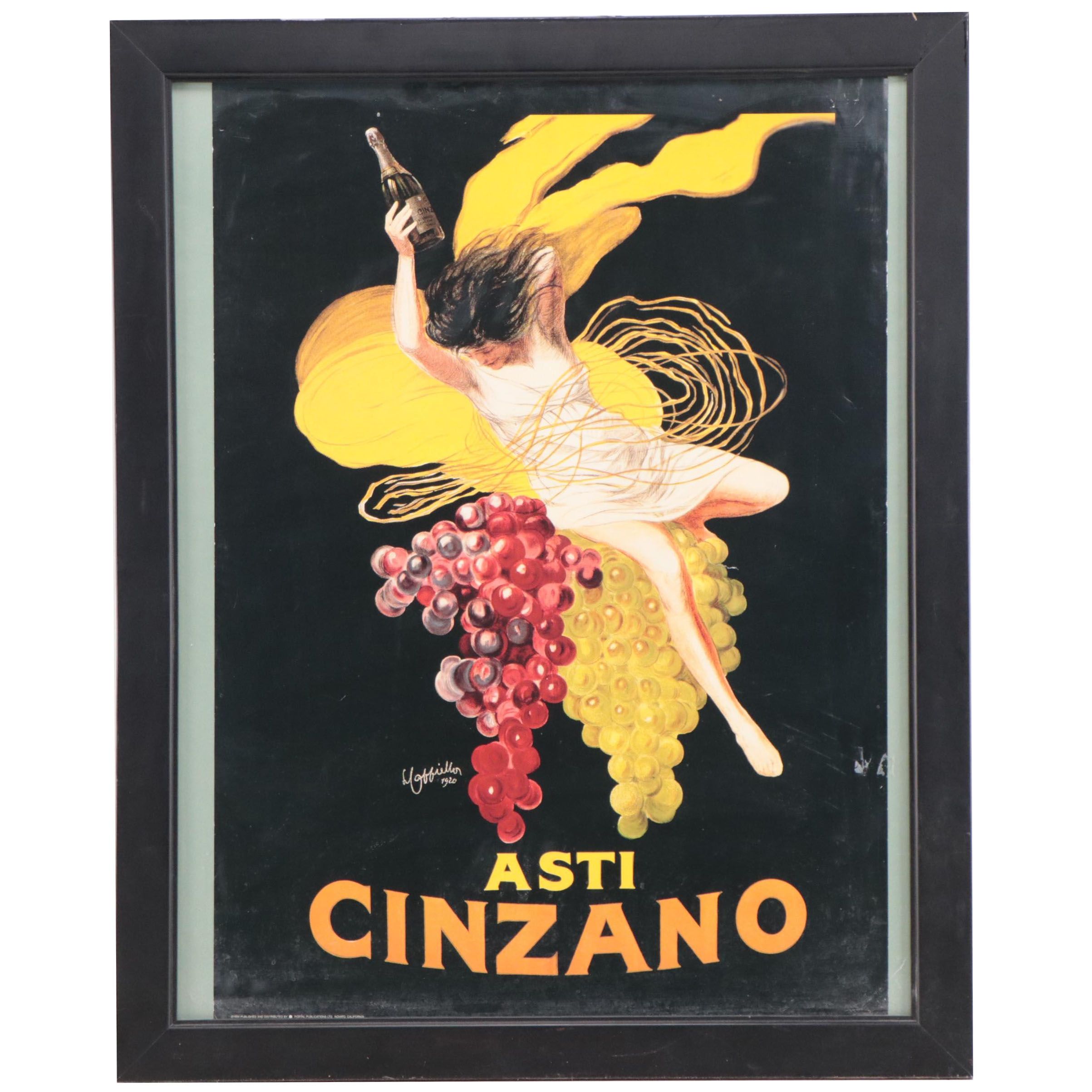 Offset Lithograph Poster After Leonetto Cappiello "Cinzano"