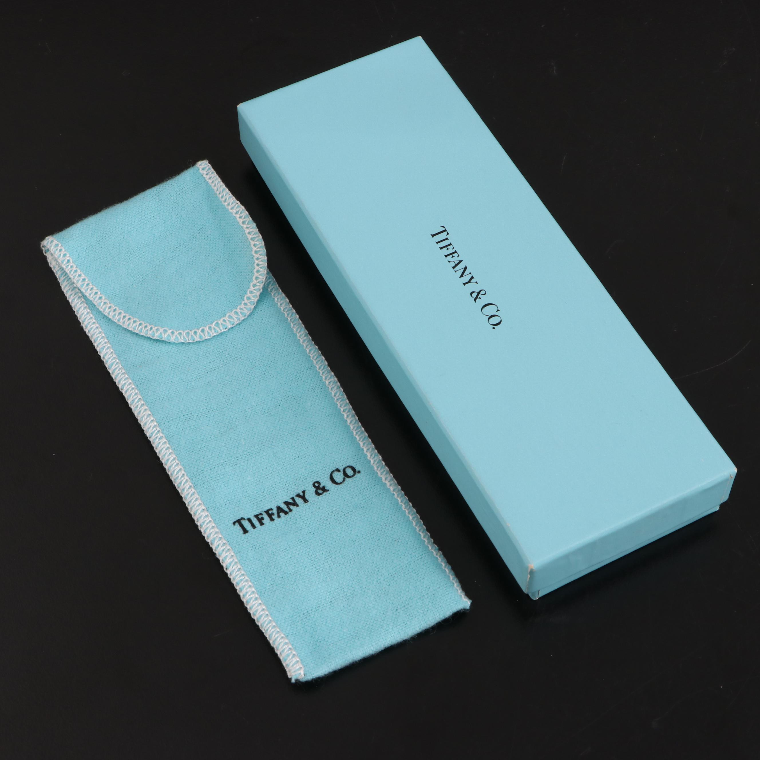 Tiffany & Co. Sterling Silver T-Clip Ballpoint Pen
