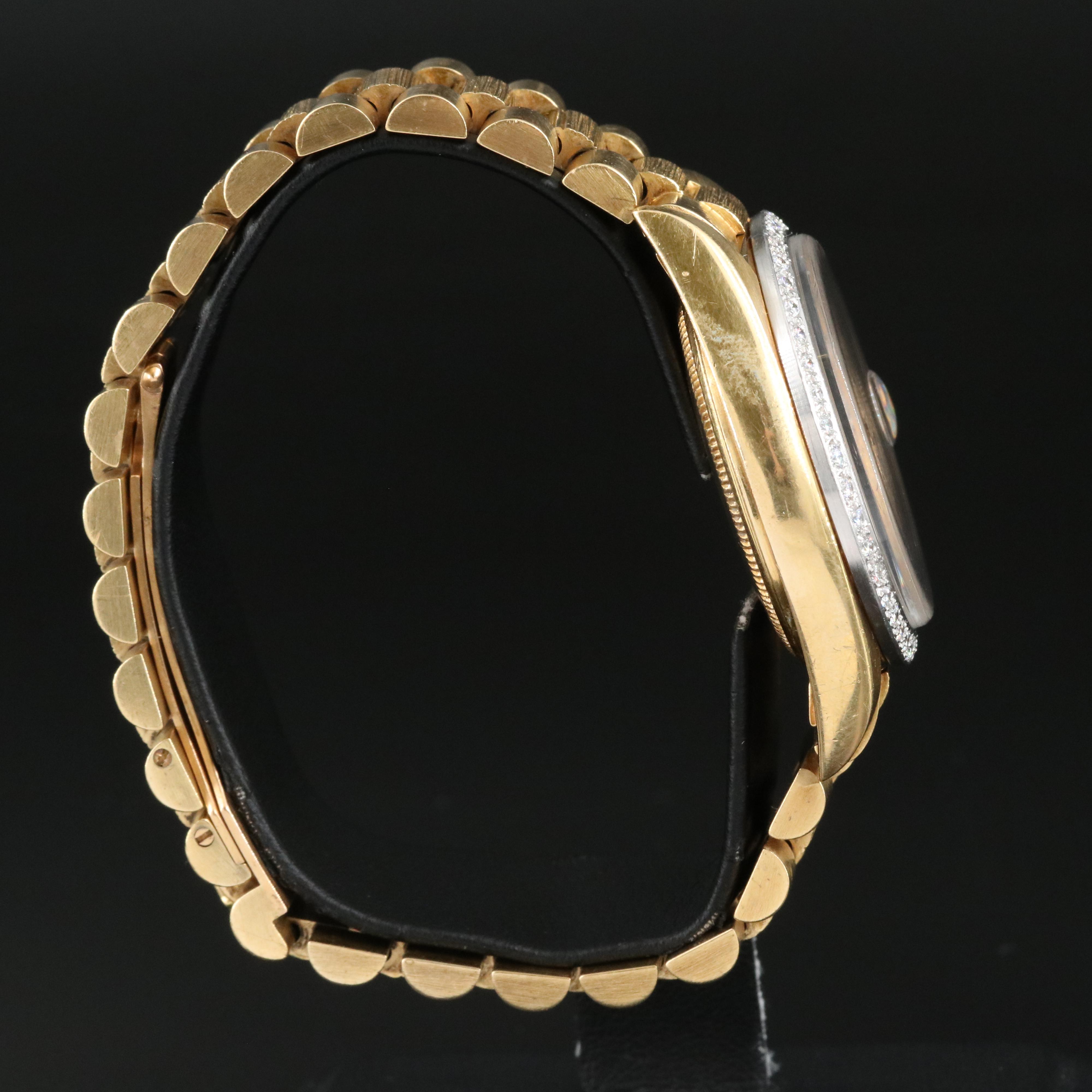 1971 Rolex "Presidental" Diamond Day - Date Platinum and 18K Watch