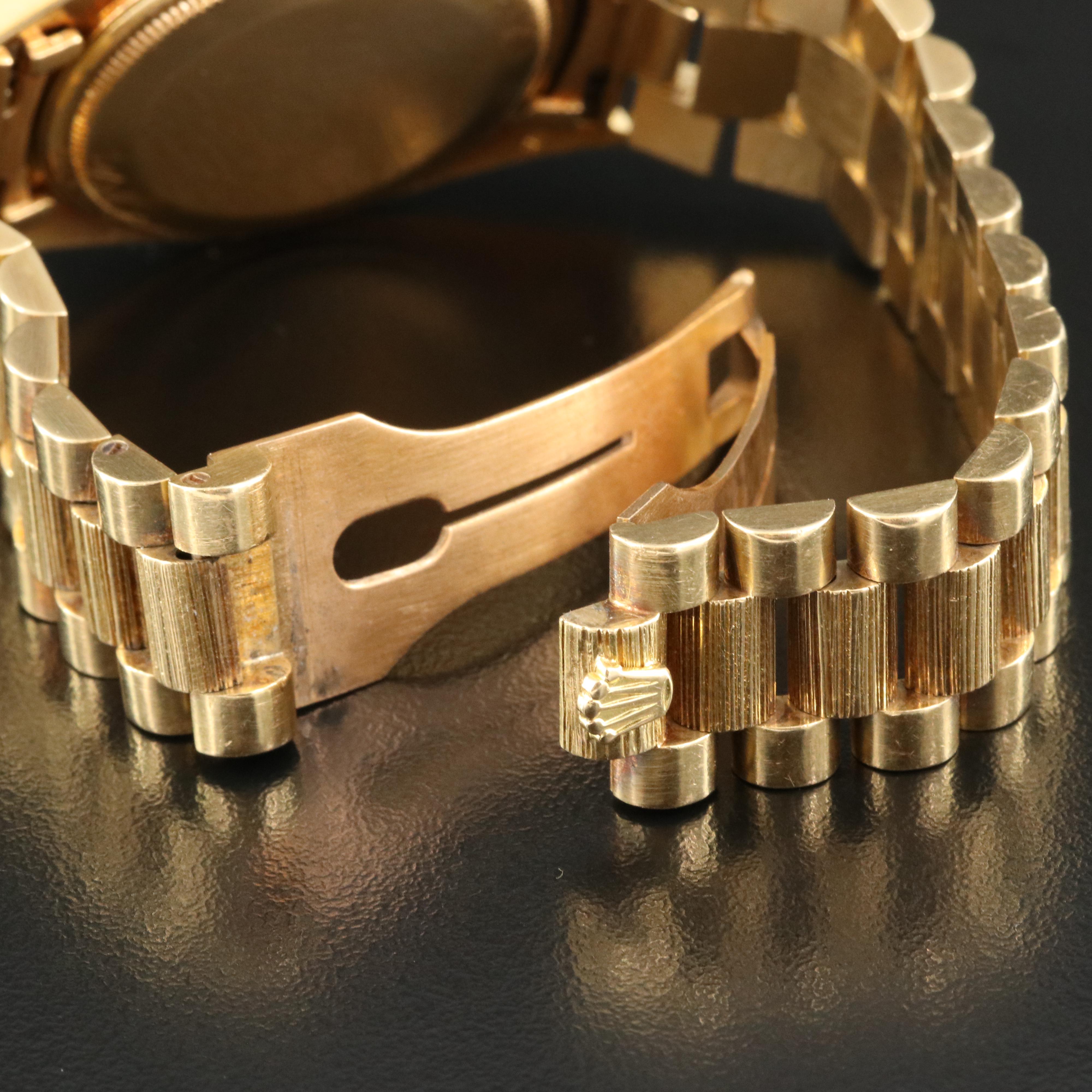 1971 Rolex "Presidental" Diamond Day - Date Platinum and 18K Watch