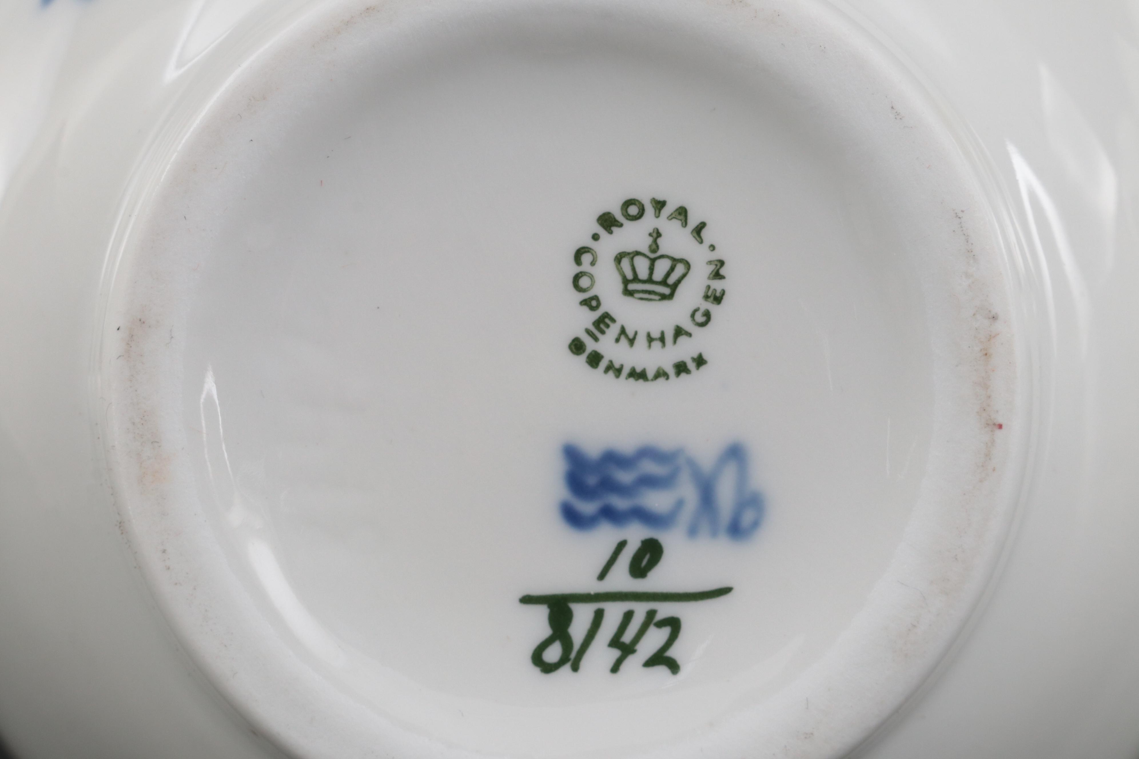 Royal Copenhagen "Blue Flowers Braided" Porcelain Lidded Sugar and Creamer