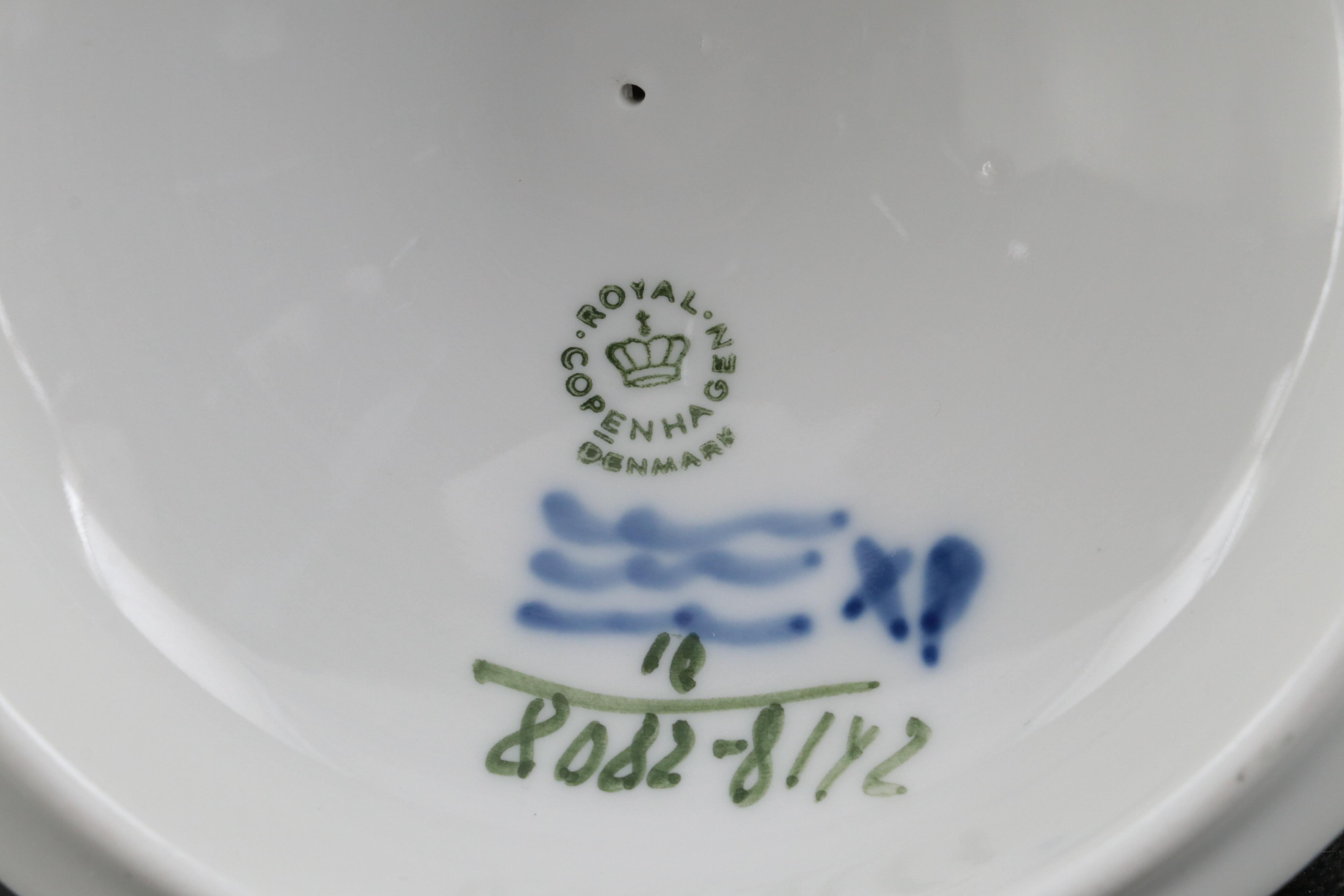 Royal Copenhagen "Blue Flowers Braided" Porcelain Lidded Sugar and Creamer