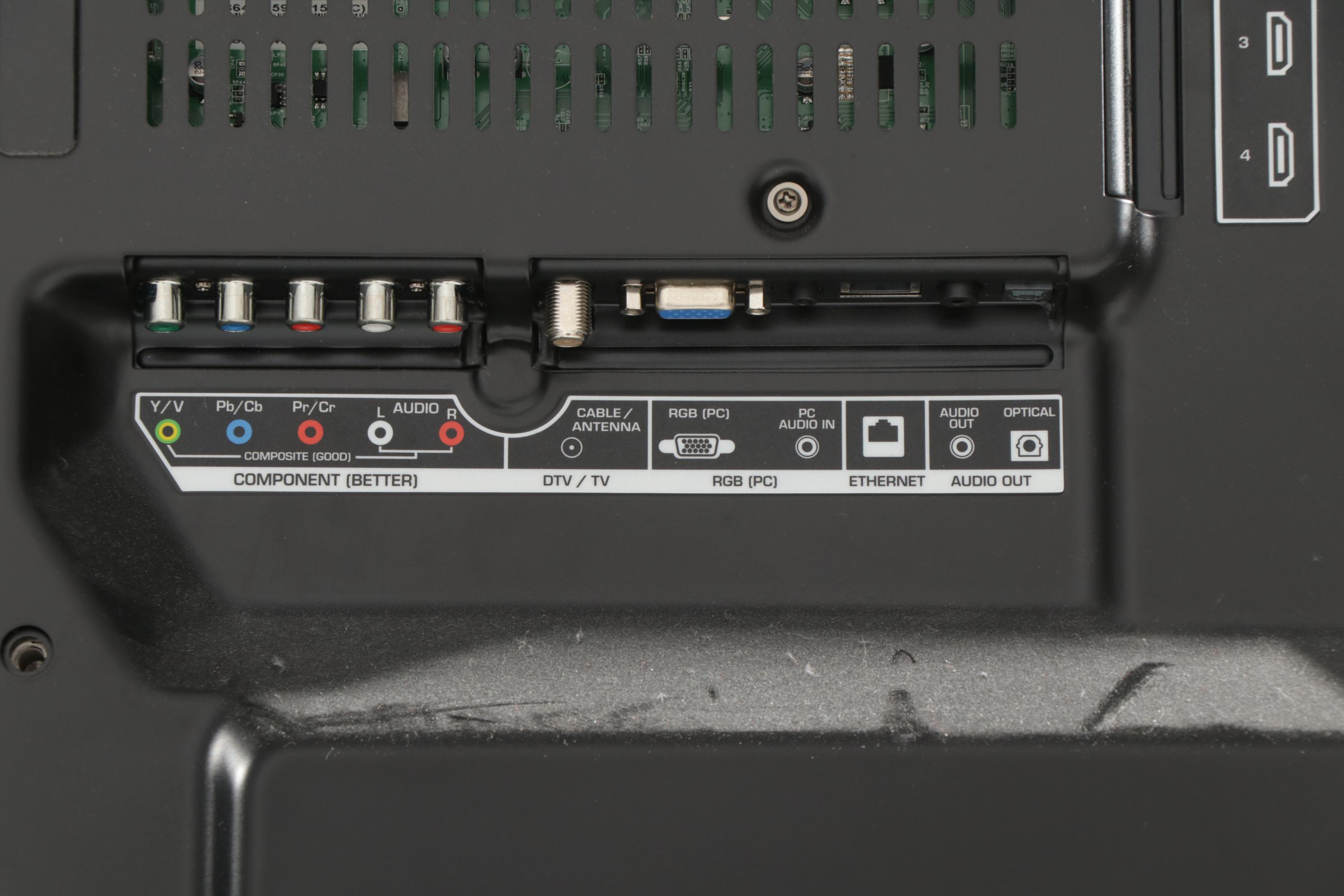 Vizio 47" M470SL and 22" Razor LED Smart Televisions with Tiered Glass TV Stand