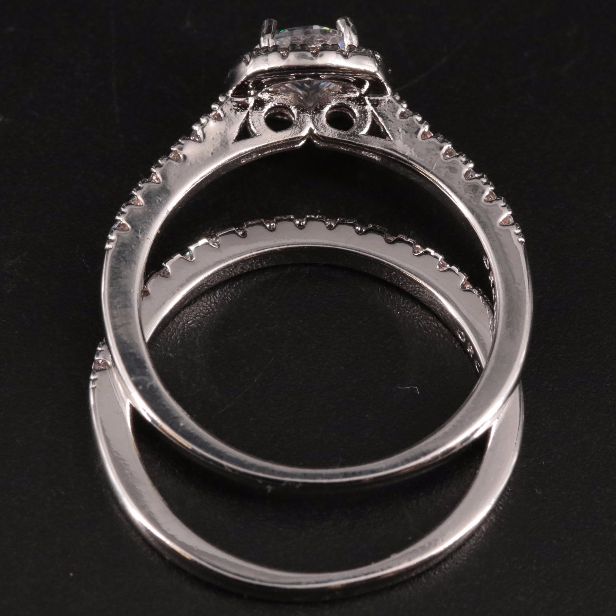 Cubic Zirconia Ring Set