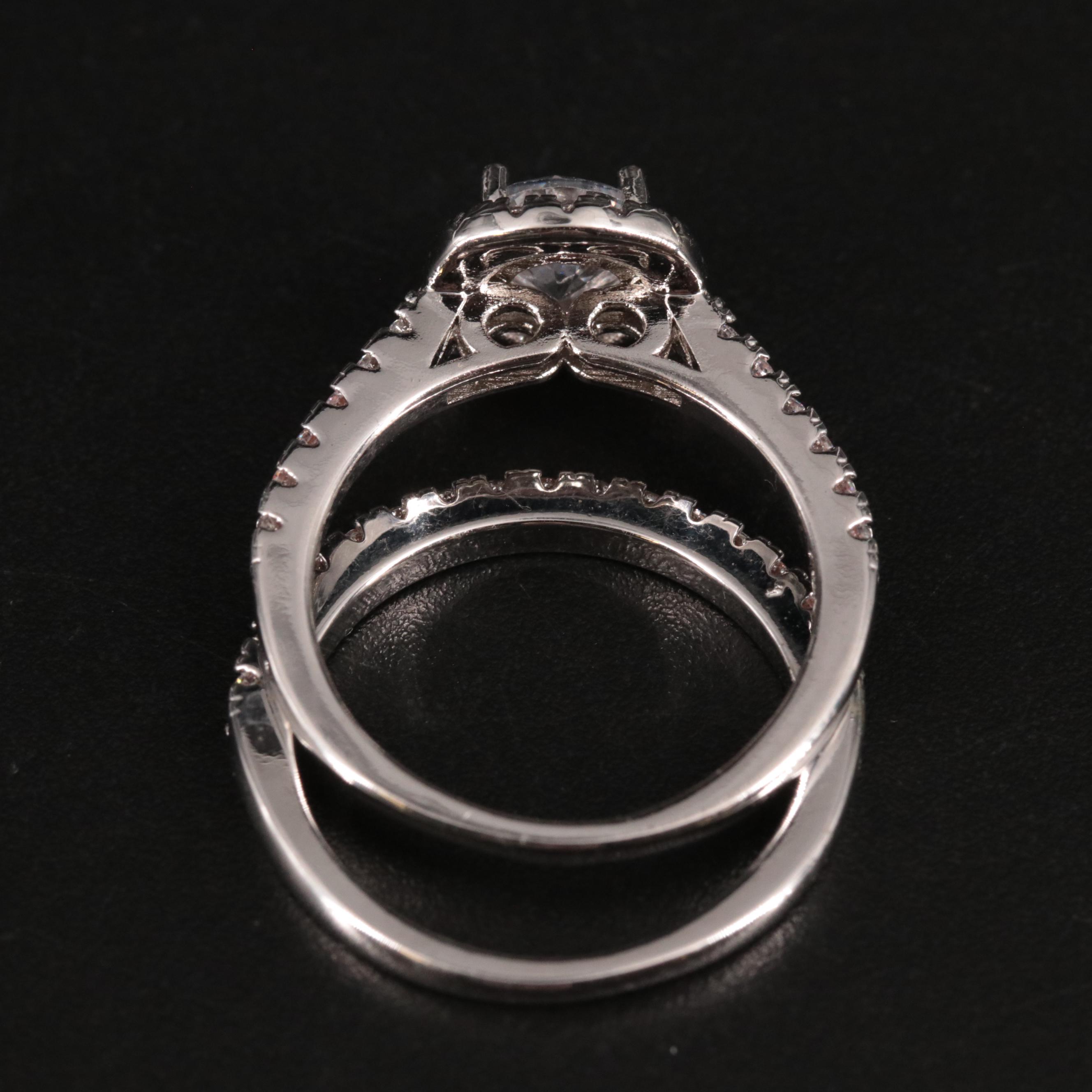 Cubic Zirconia Ring Set