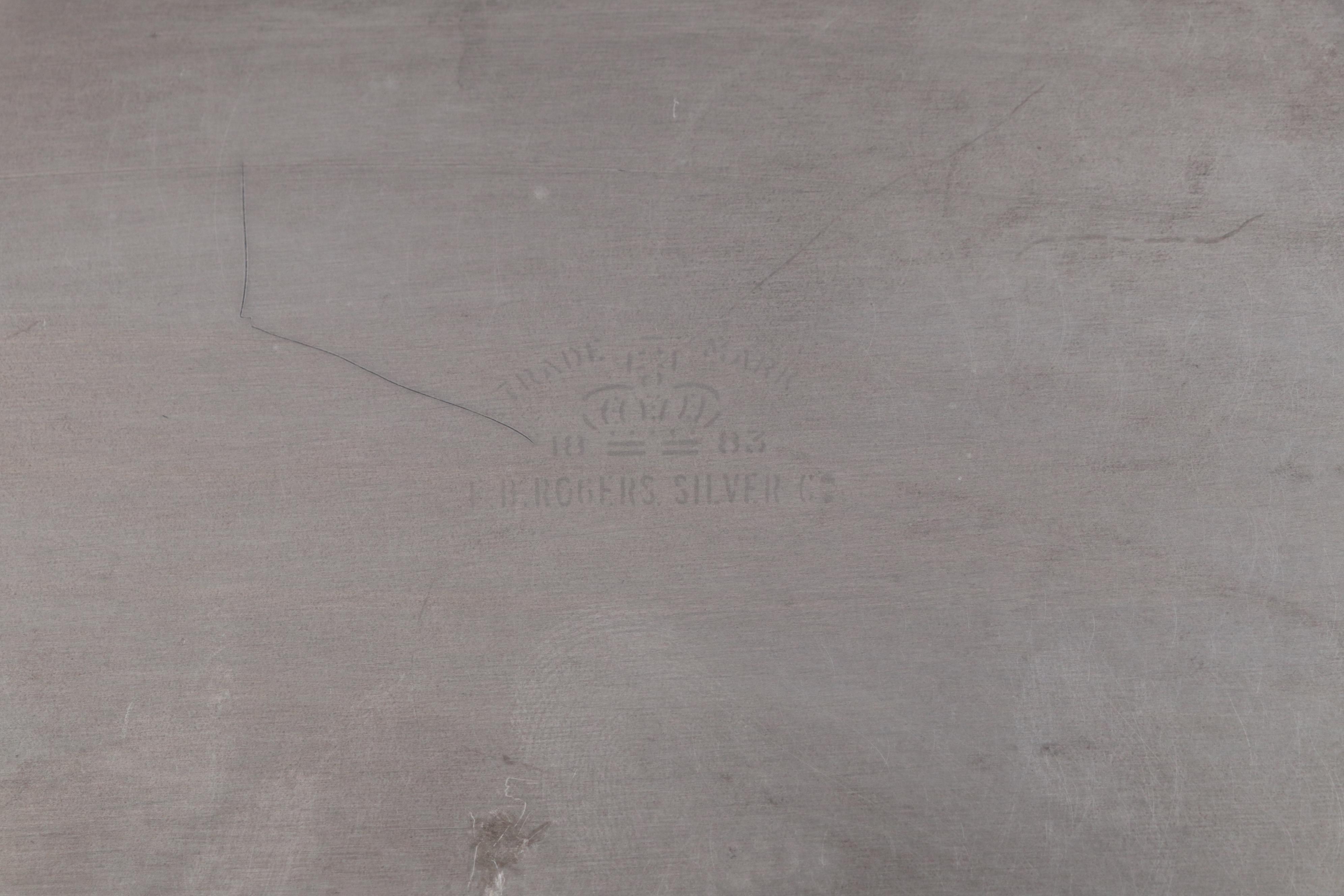 F.B. Rogers Silver Plate Footed Bowl, Other Chafing Dishes and Serveware