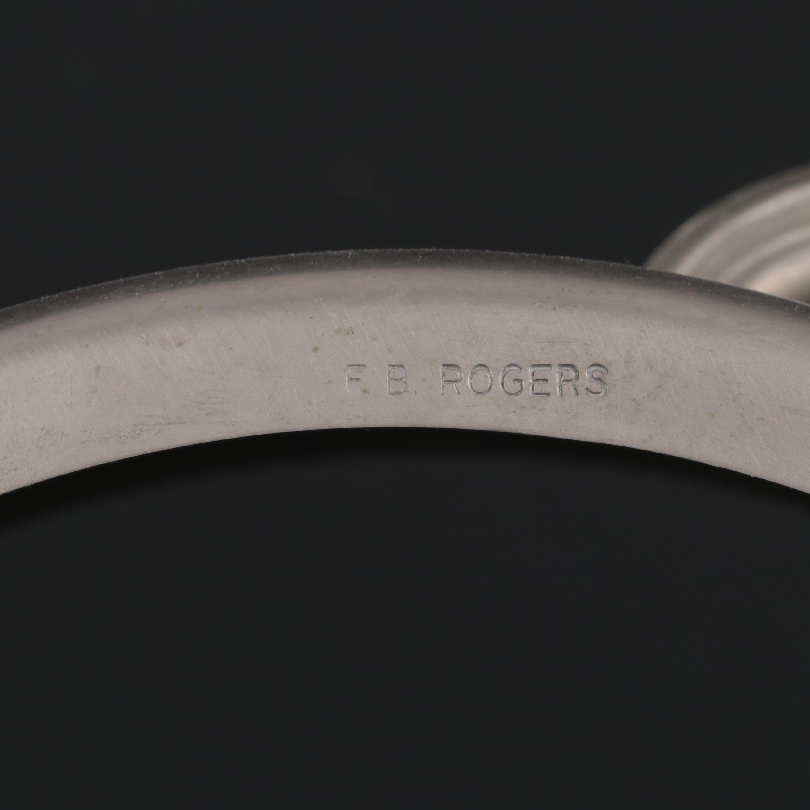 F.B. Rogers Silver Plate Footed Bowl, Other Chafing Dishes and Serveware