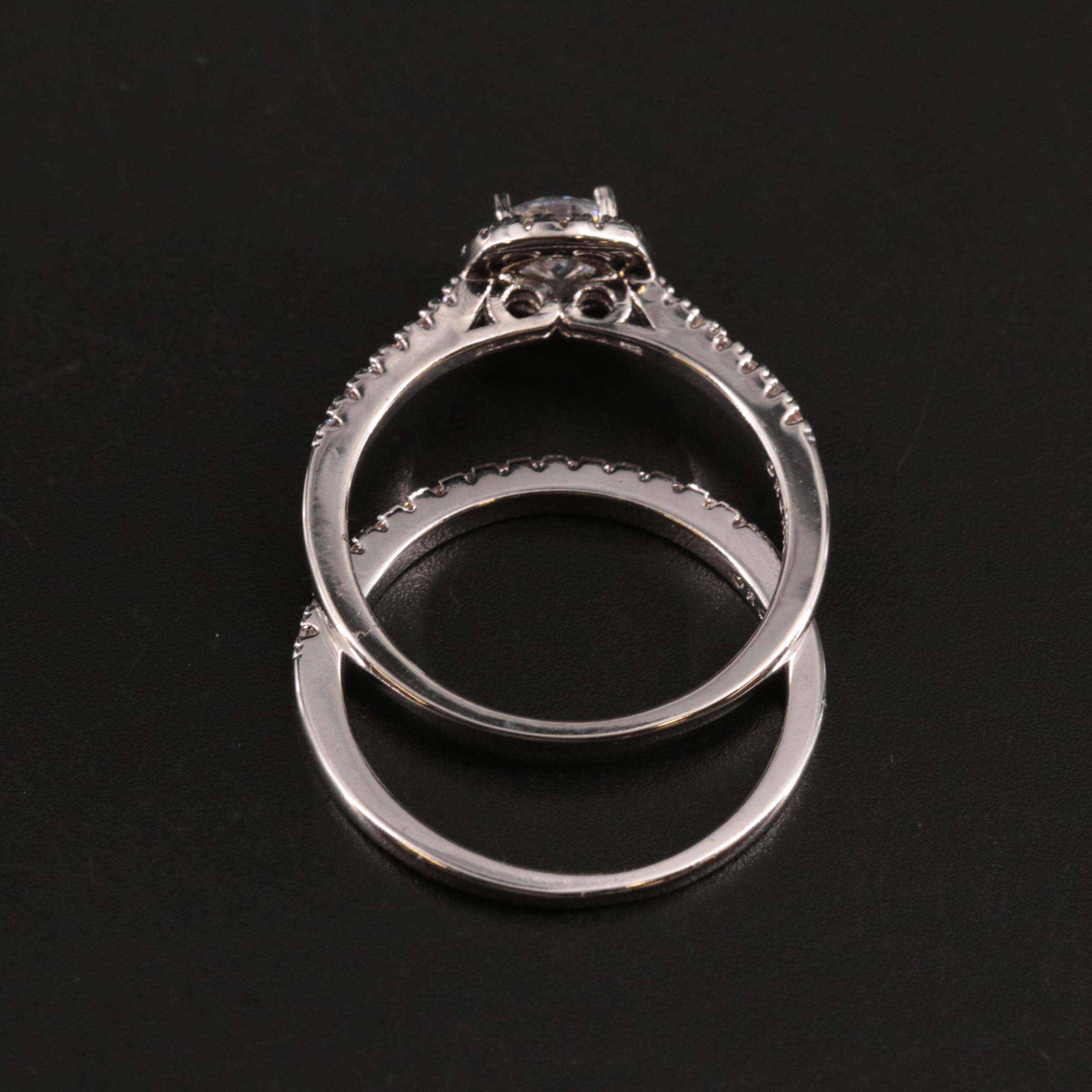 Cubic Zirconia Ring Set