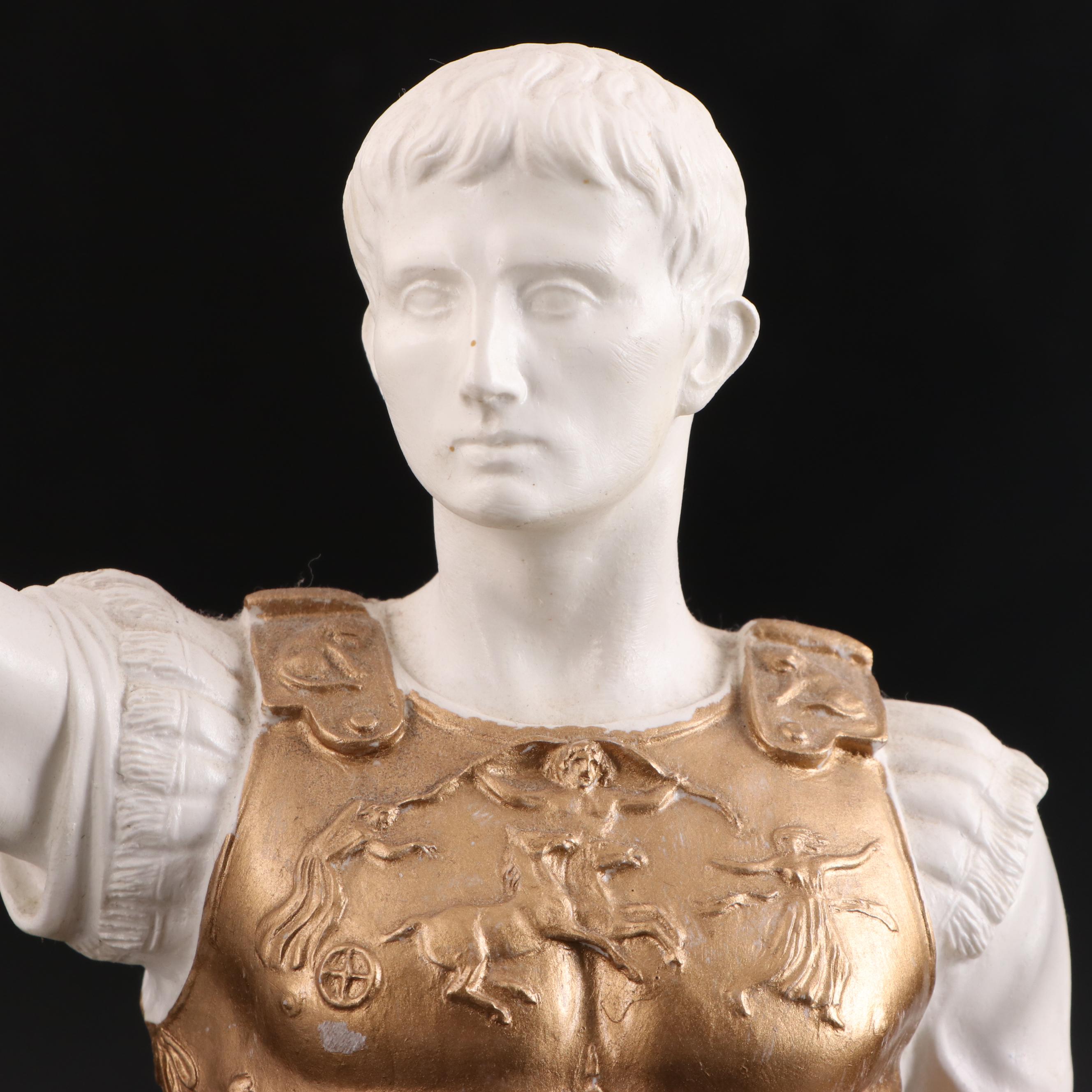 Sergey Eylanbekov for Alva Studios Plaster Sculpture of Julius Caesar, 1994