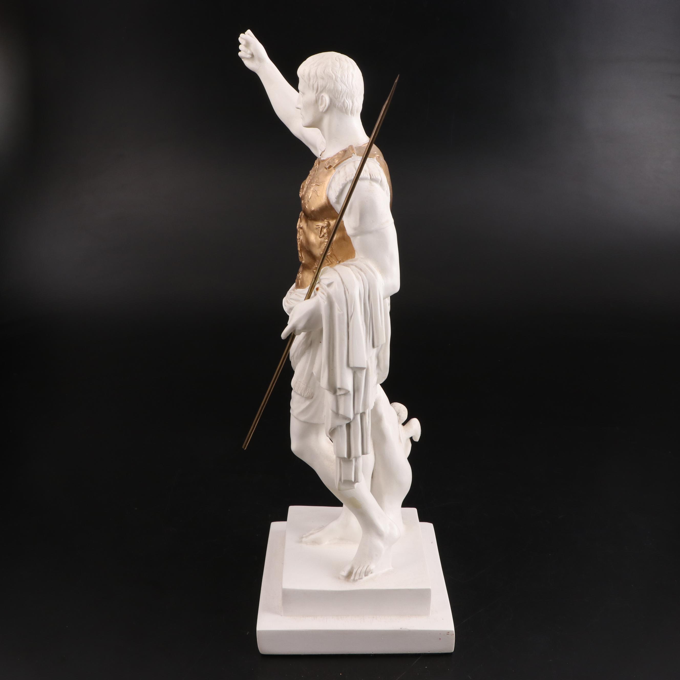 Sergey Eylanbekov for Alva Studios Plaster Sculpture of Julius Caesar, 1994