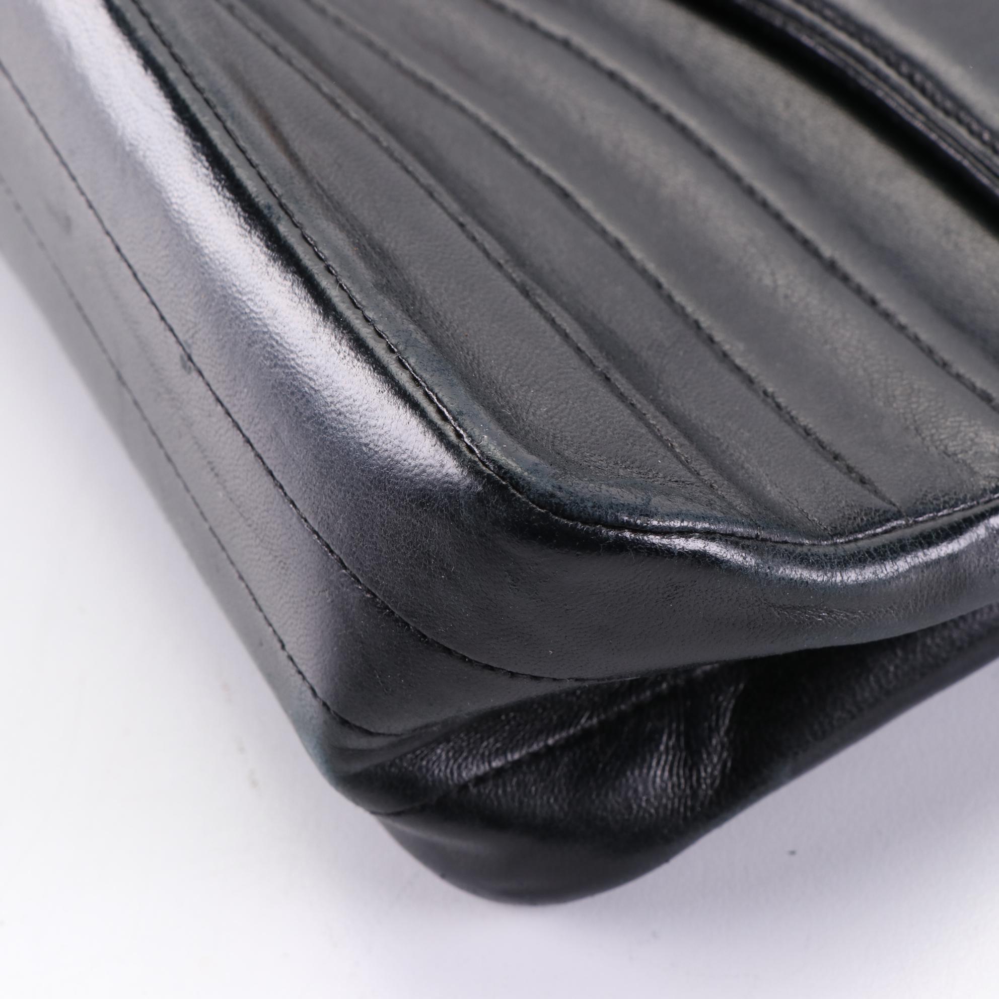 Chanel CC Flap Front Shoulder Bag in Matelassé Leather