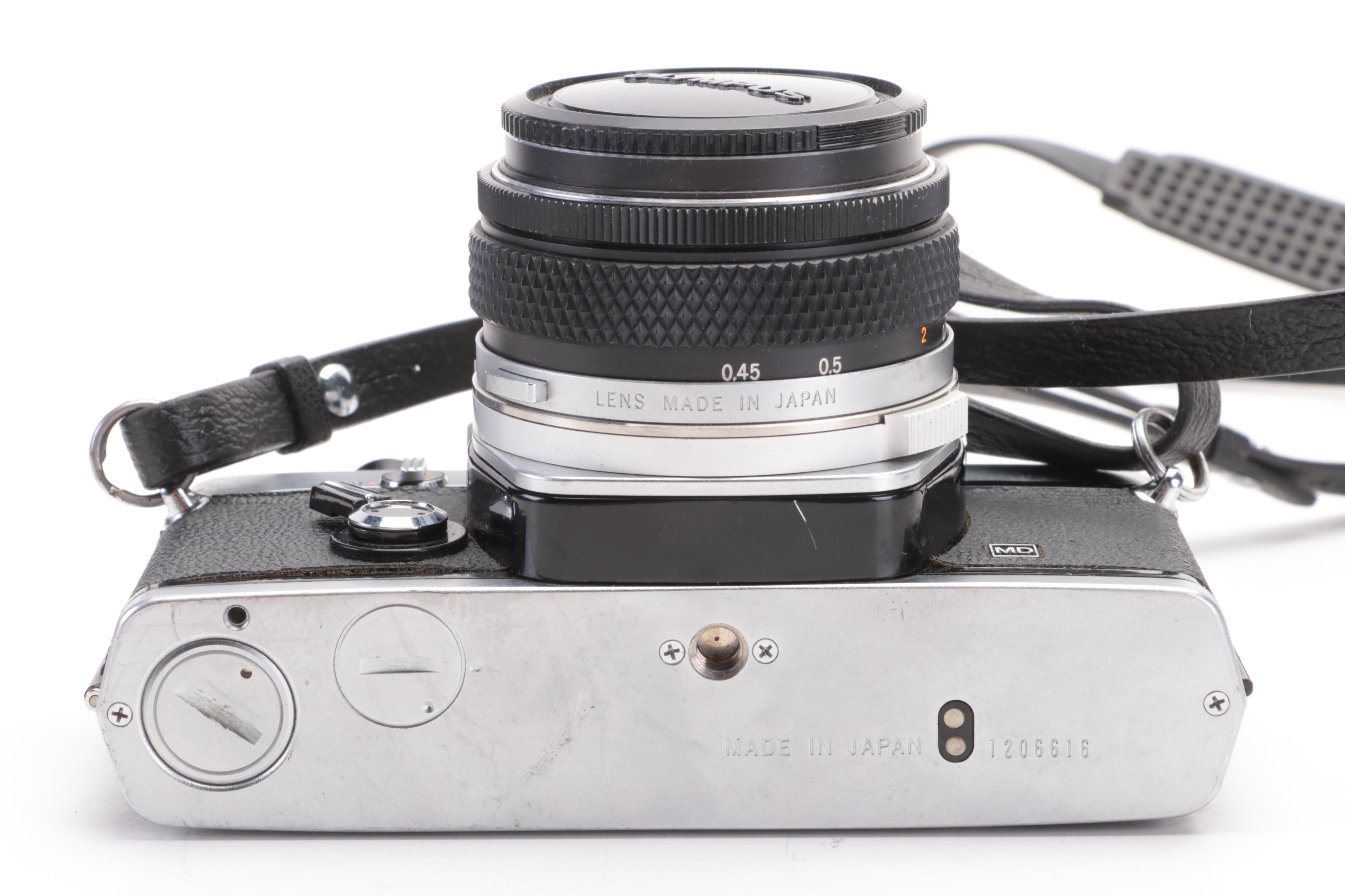 Canon EOS Elan II and Other Cameras with Lens and Accessory Collection
