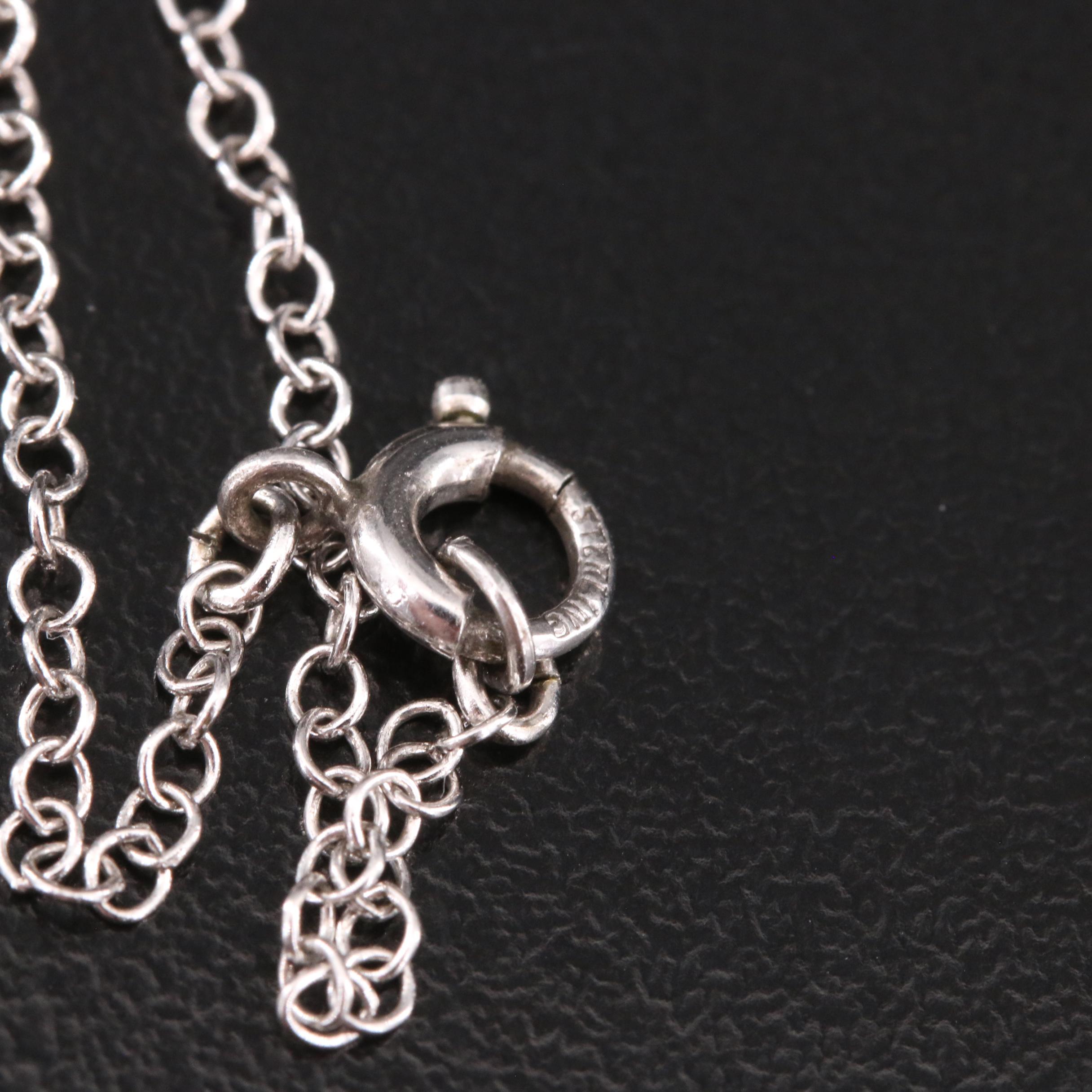 Sterling Pearl Graduating Necklace