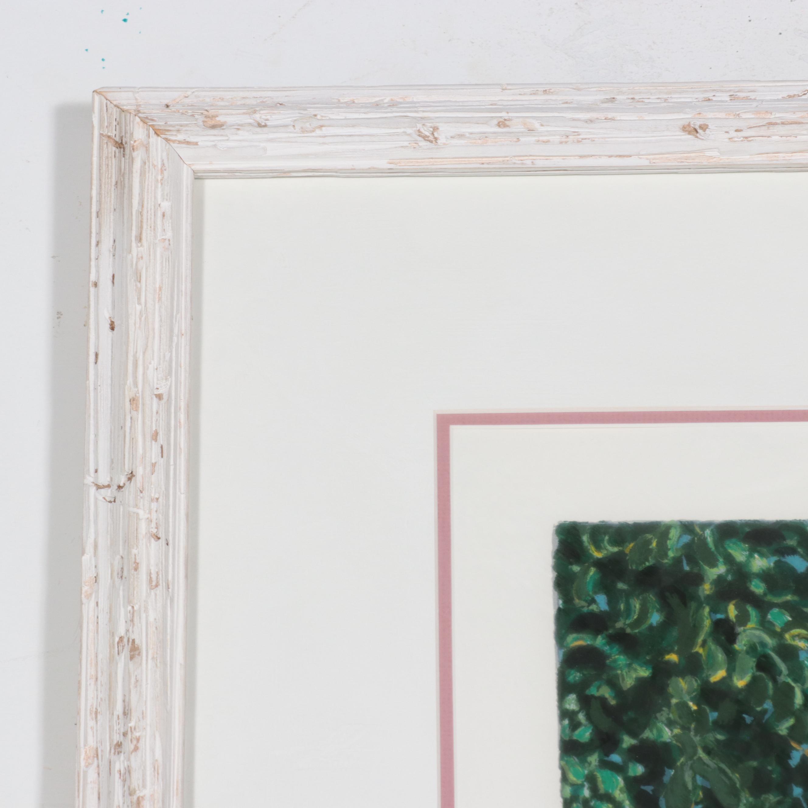 Merryl Jaye Serigraph "Hidden Cottage," Circa 1990