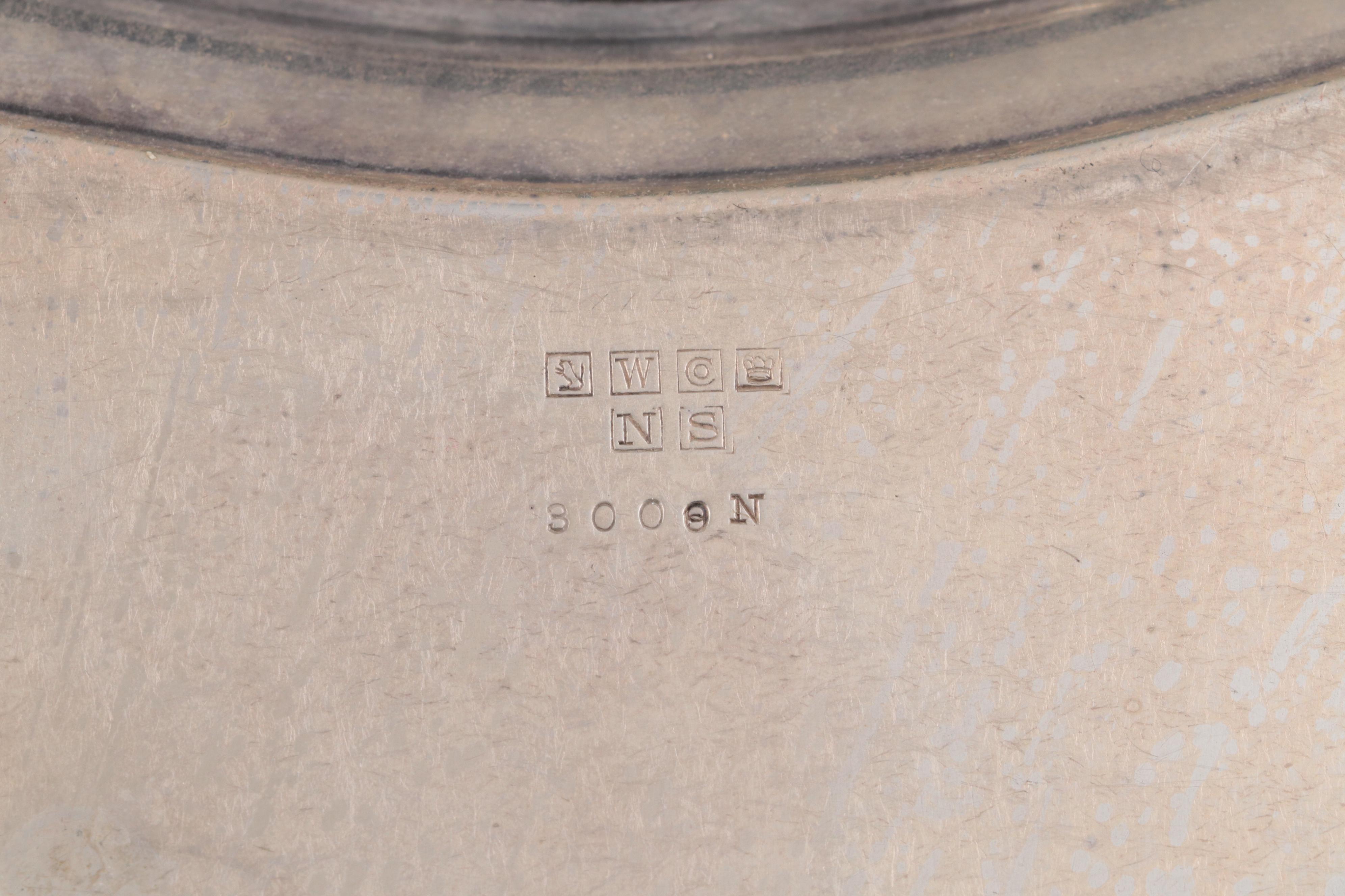 Reed & Barton Art Nouveau Centerpiece Bowl and Other Silver Plate Serveware