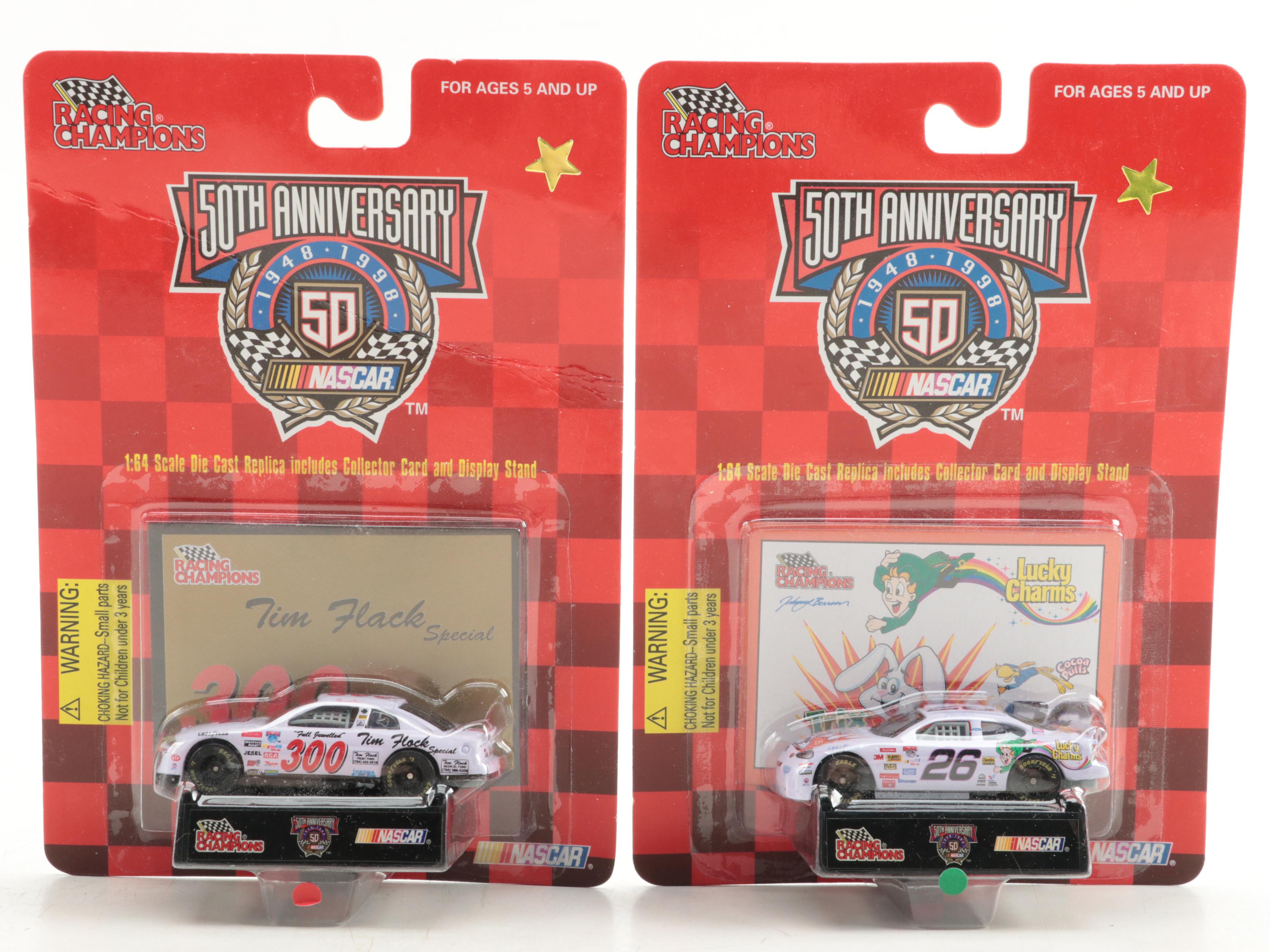 Racing Champions NASCAR 50th Anniversary 1:64 Scale Diecast Cars