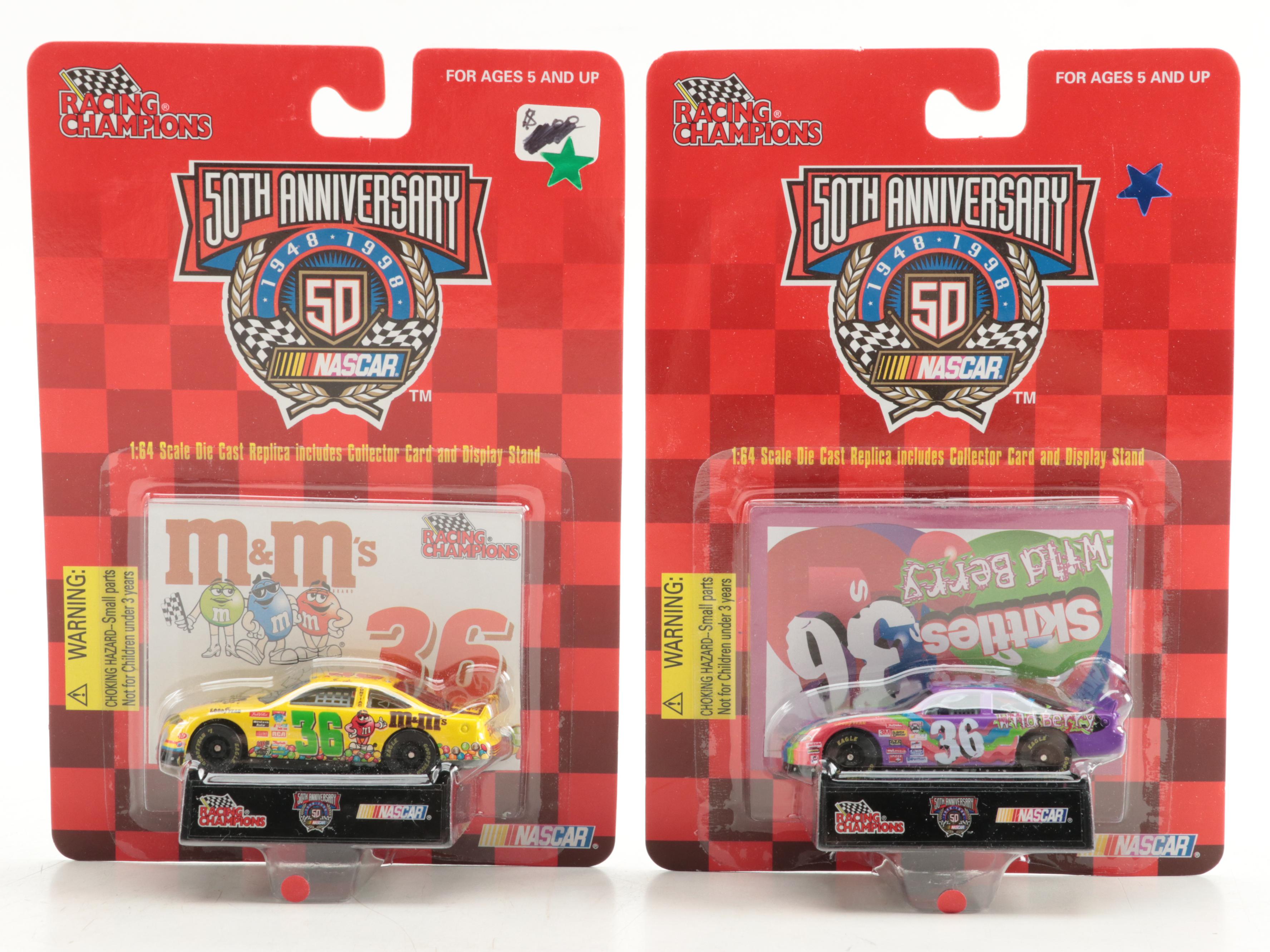 Racing Champions NASCAR 50th Anniversary 1:64 Scale Diecast Cars