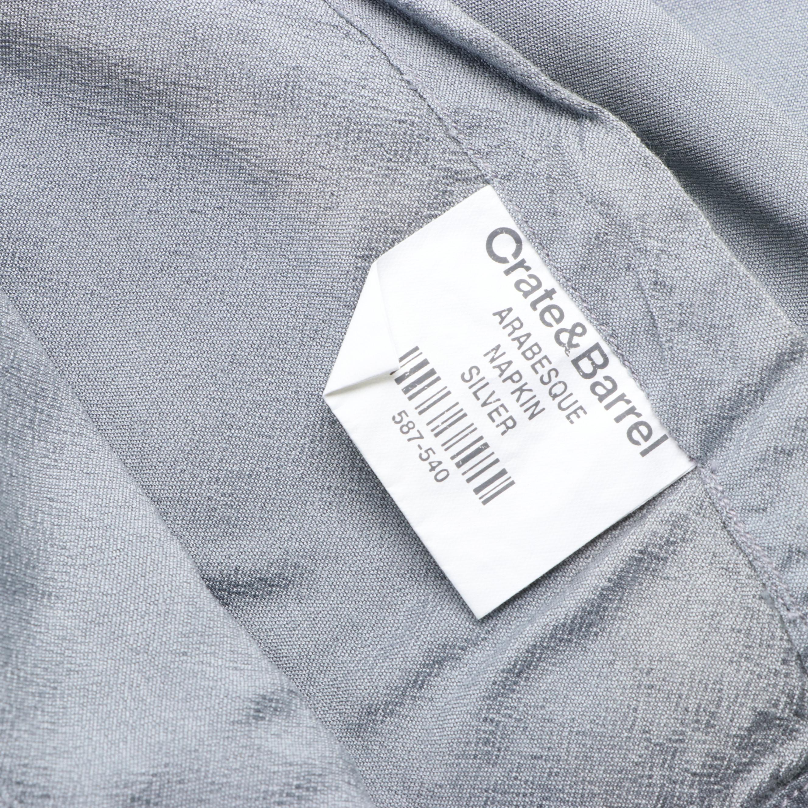 Pottery Barn and Crate & Barrel Napkins and Placemats in Shades of Blue