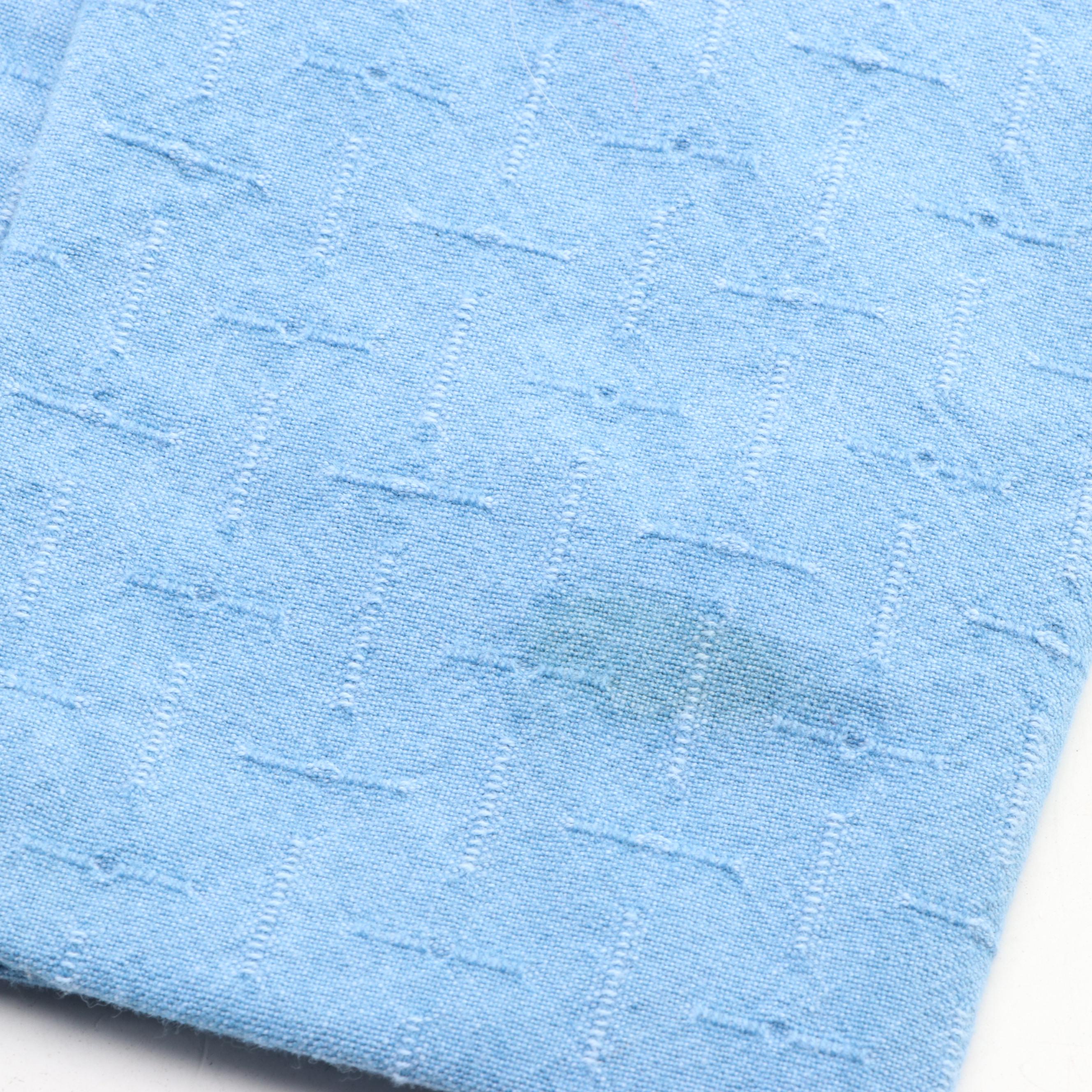 Pottery Barn and Crate & Barrel Napkins and Placemats in Shades of Blue