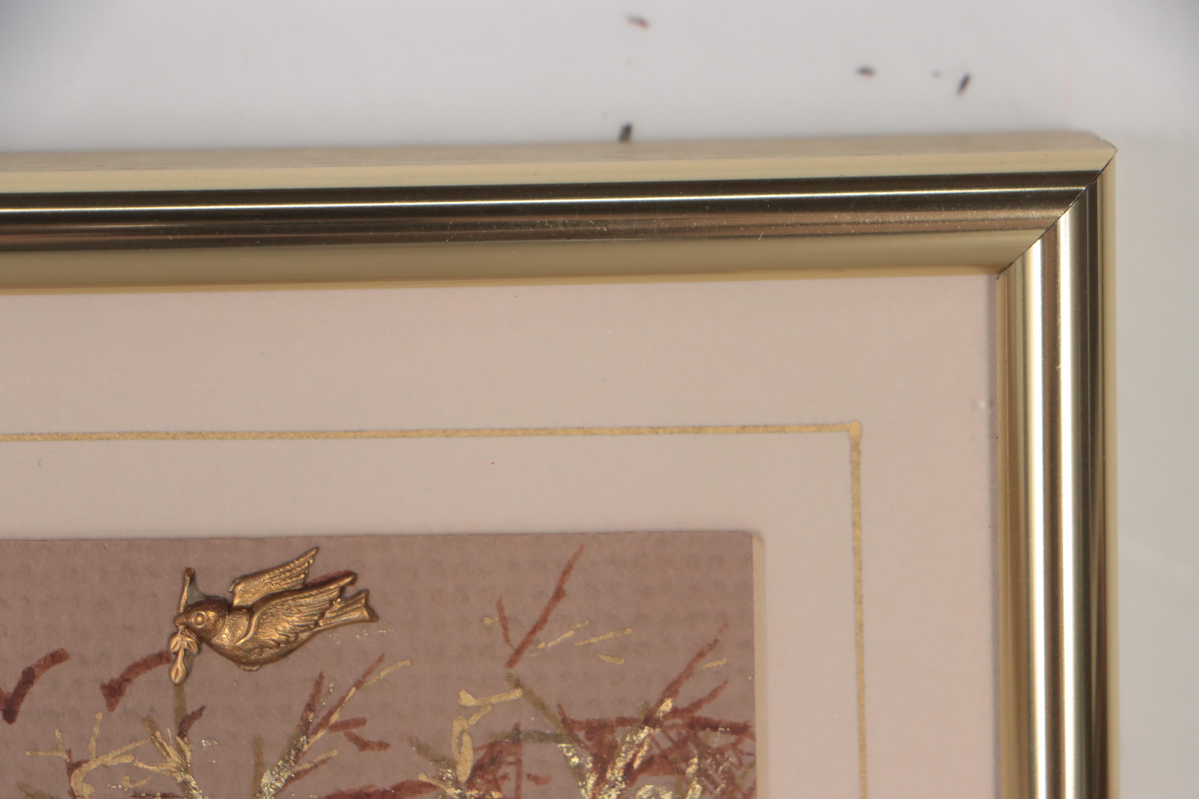 Joan Miley Mixed Media Drawing of Trees