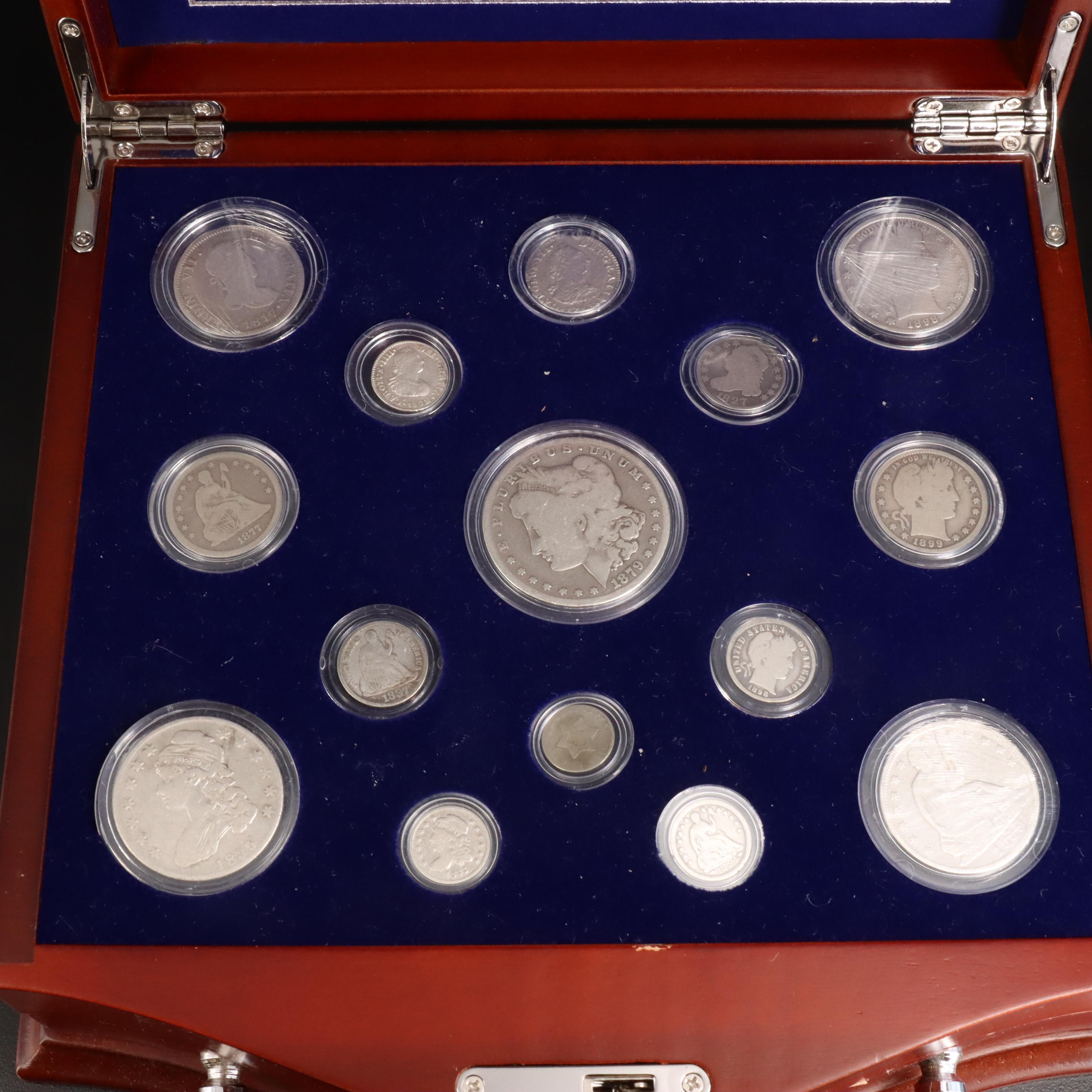 Collection of Fifteen Early American Silver Coins