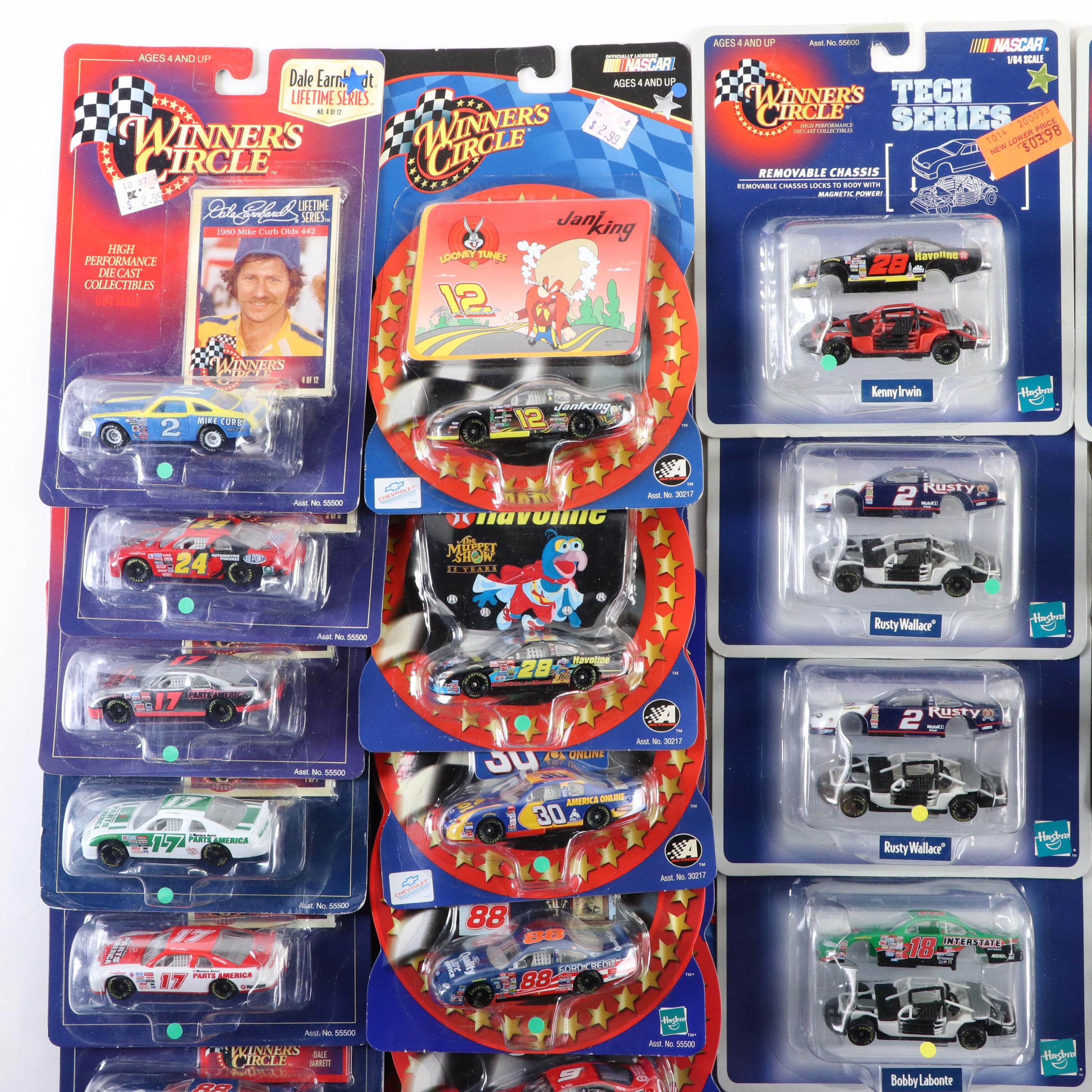 Hasbro Winners Circle Diecast Stock Cars Including Dale Earnhardt and More