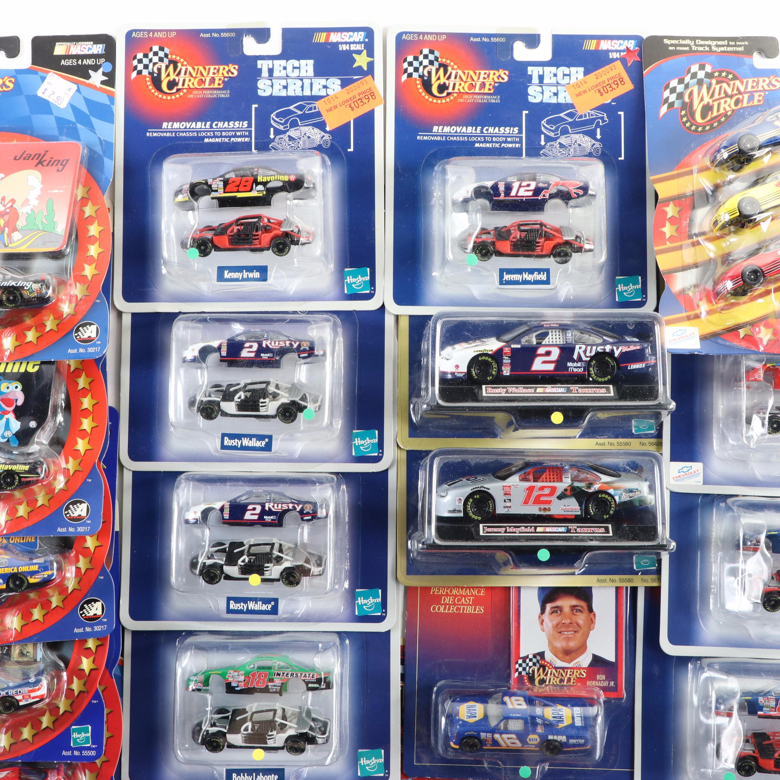 Hasbro Winners Circle Diecast Stock Cars Including Dale Earnhardt and More