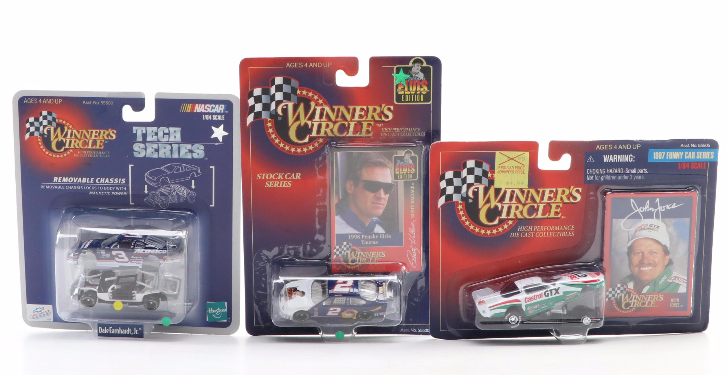Hasbro Winners Circle Diecast Stock Cars Including Dale Earnhardt and More