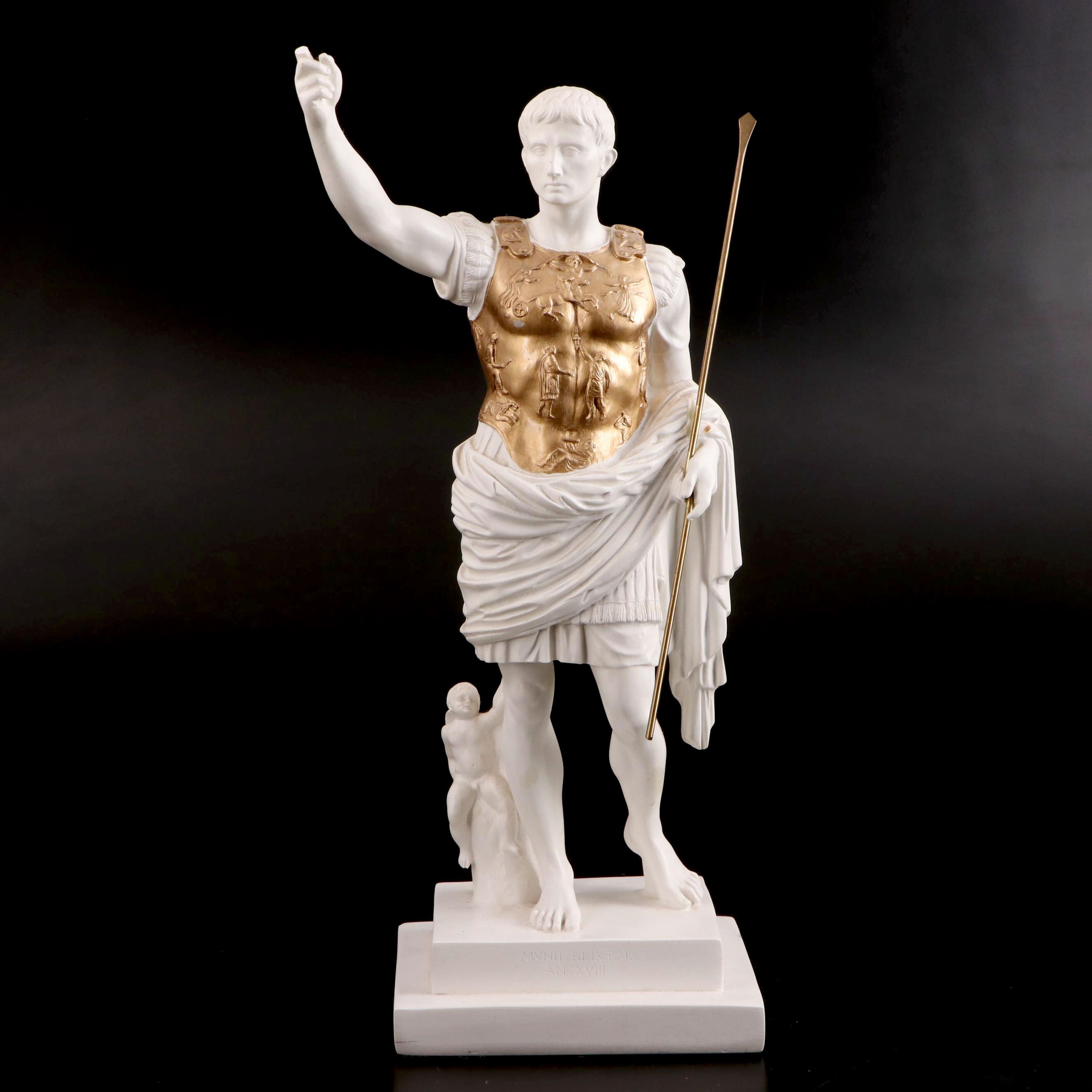 Sergey Eylanbekov for Alva Studios Plaster Sculpture of Julius Caesar, 1994
