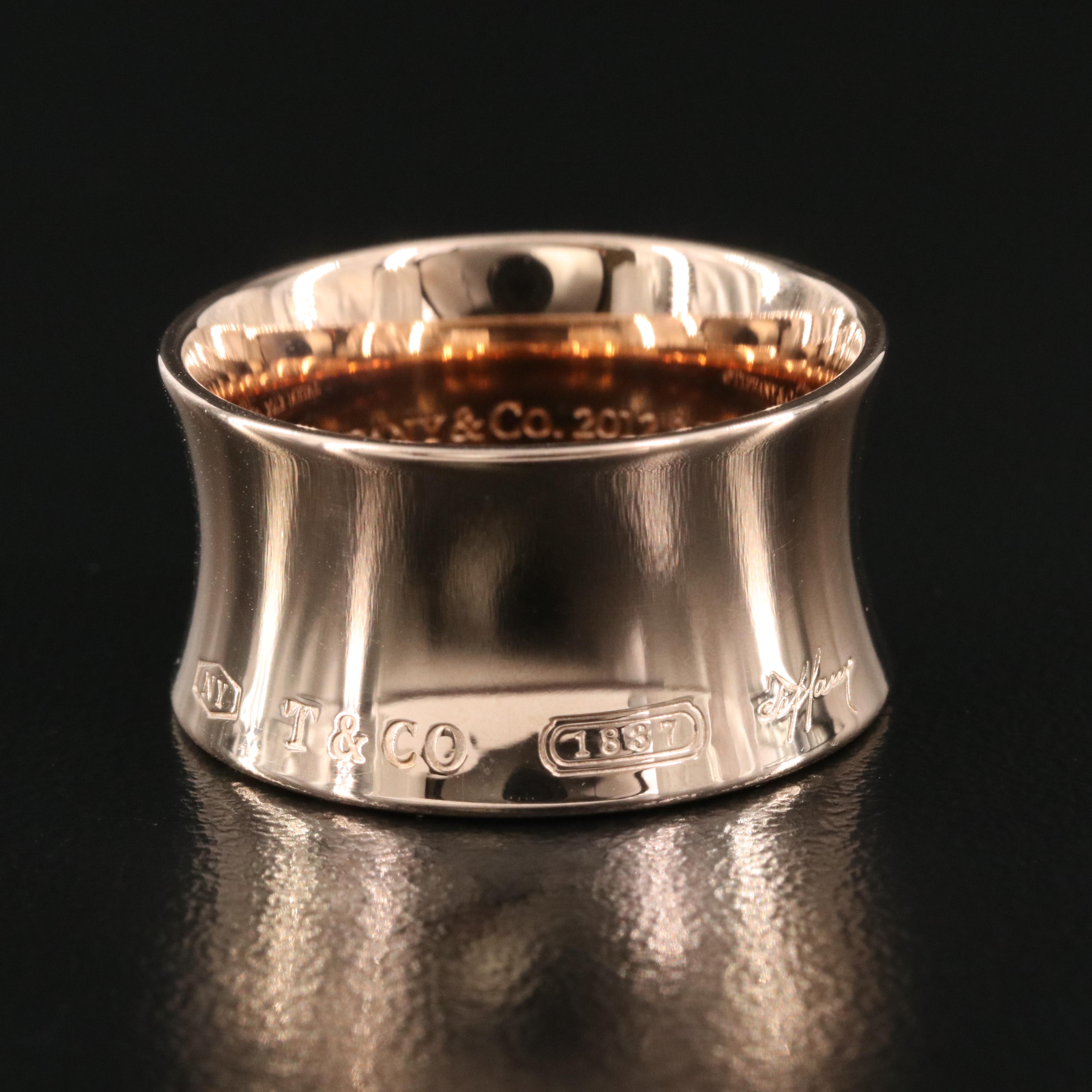 Tiffany & Co. "1837" Rubedo Metal Ring