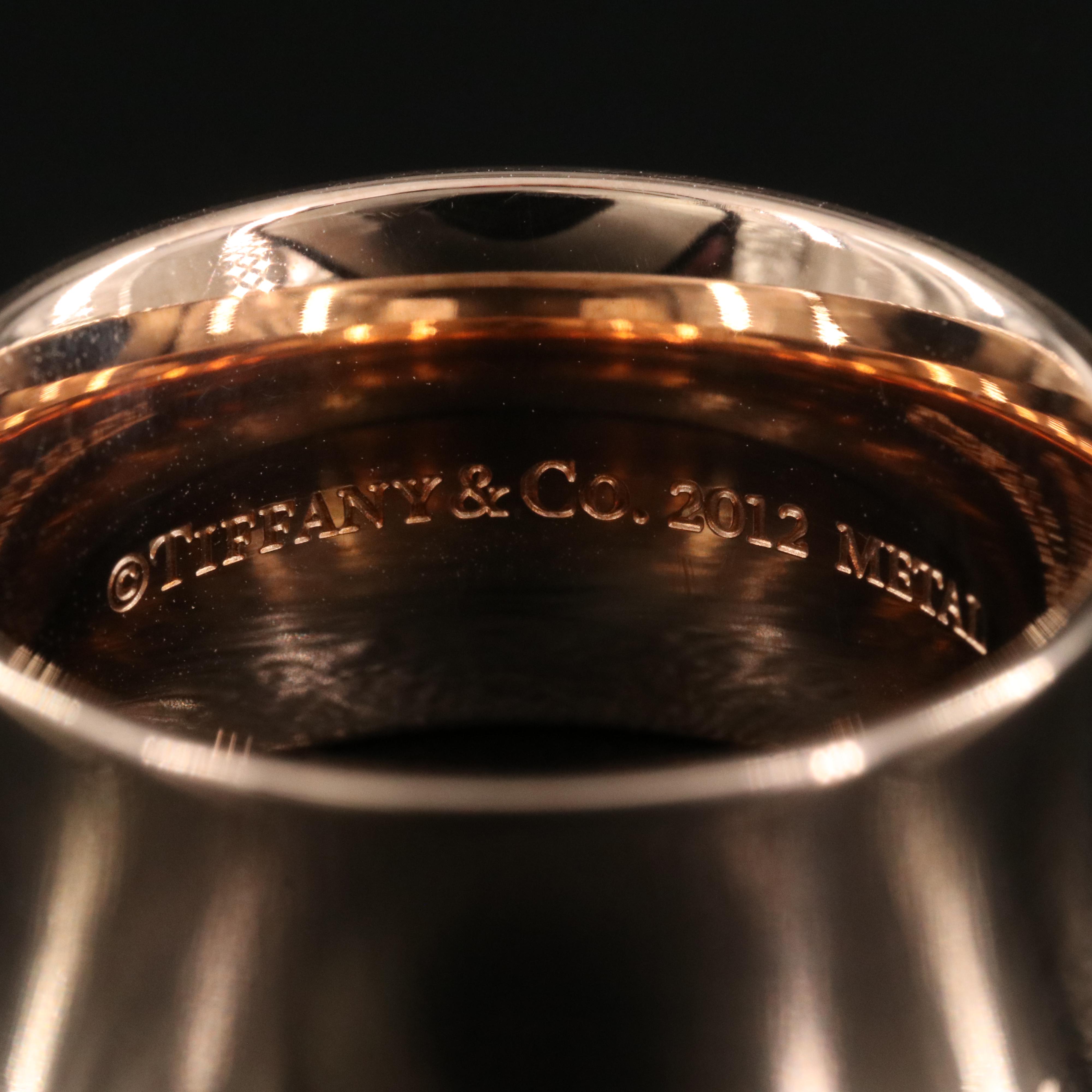 Tiffany & Co. "1837" Rubedo Metal Ring