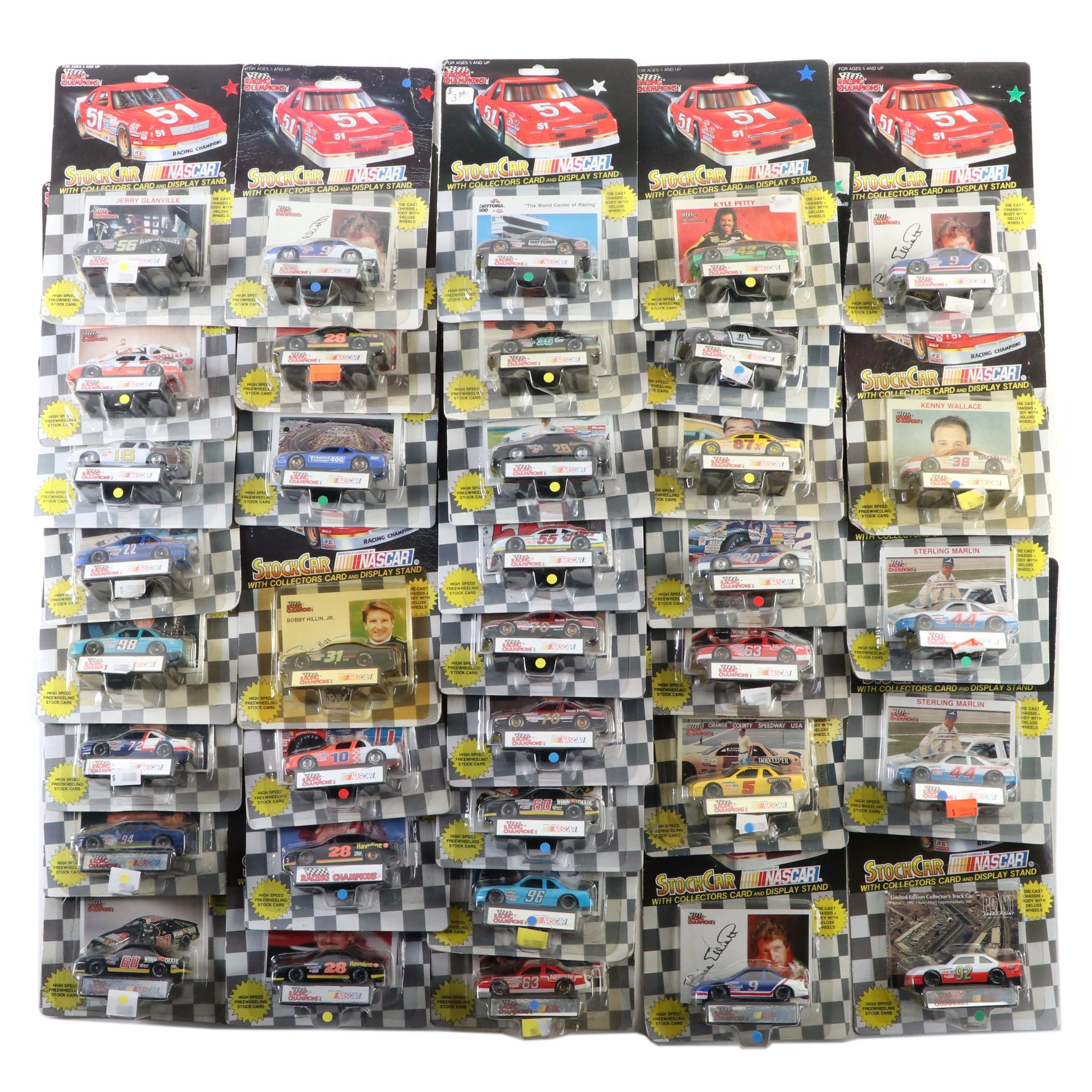 Racing Champions NASCAR Diecast Stock Cars Including Tom Peck