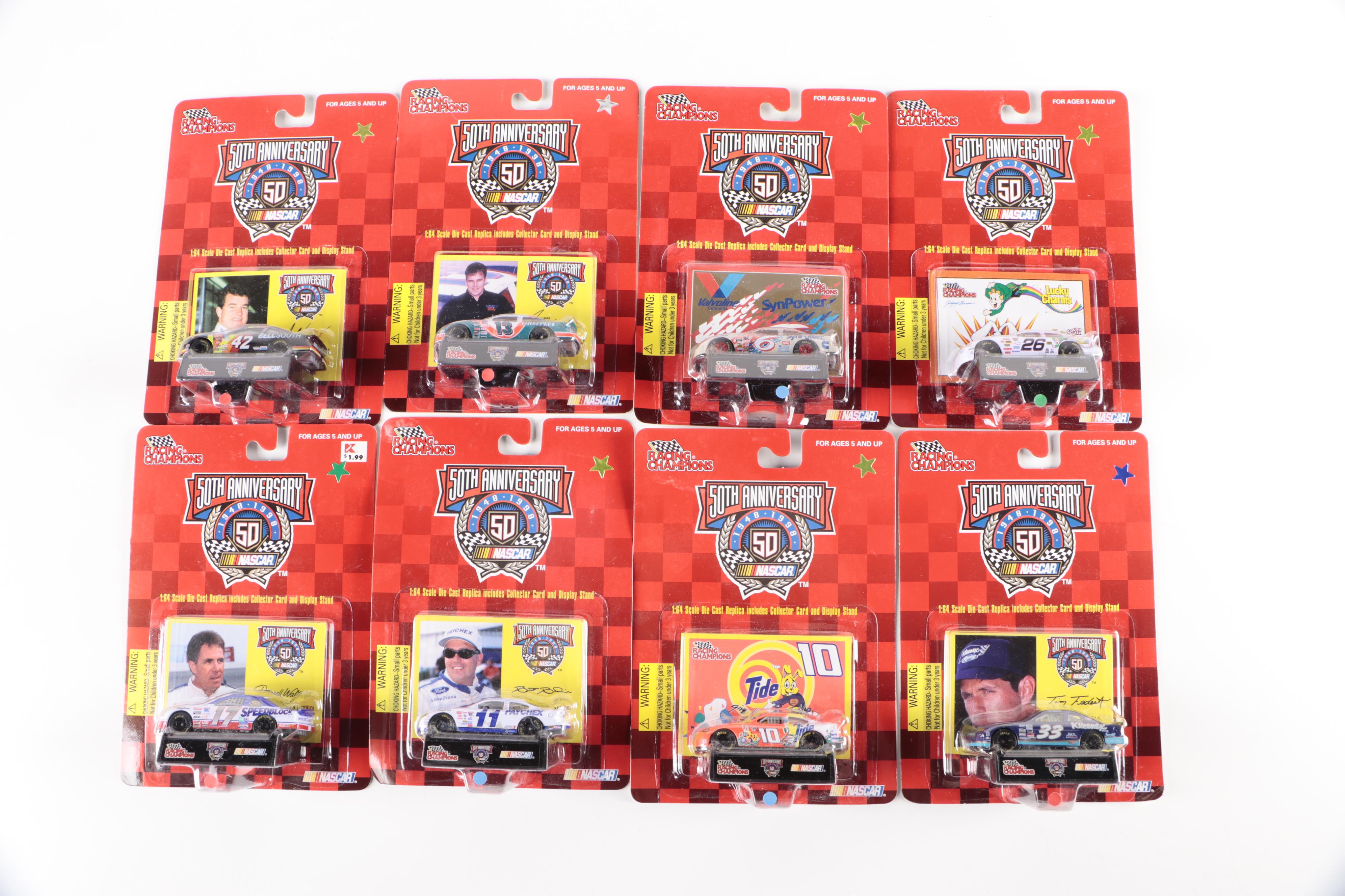 Racing Champions NASCAR 50th Anniversary Diecast Car Collection