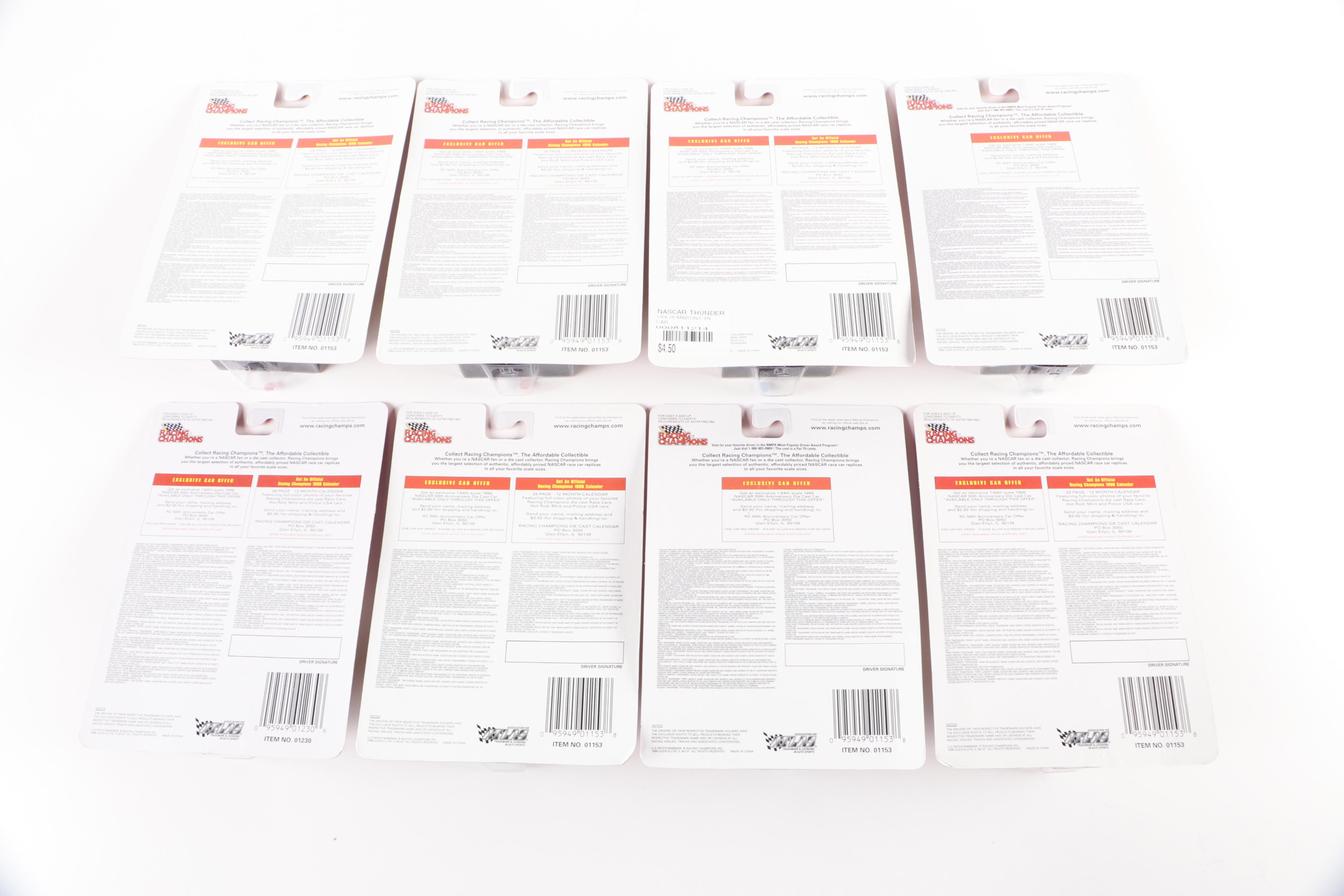 Racing Champions NASCAR 50th Anniversary Diecast Car Collection