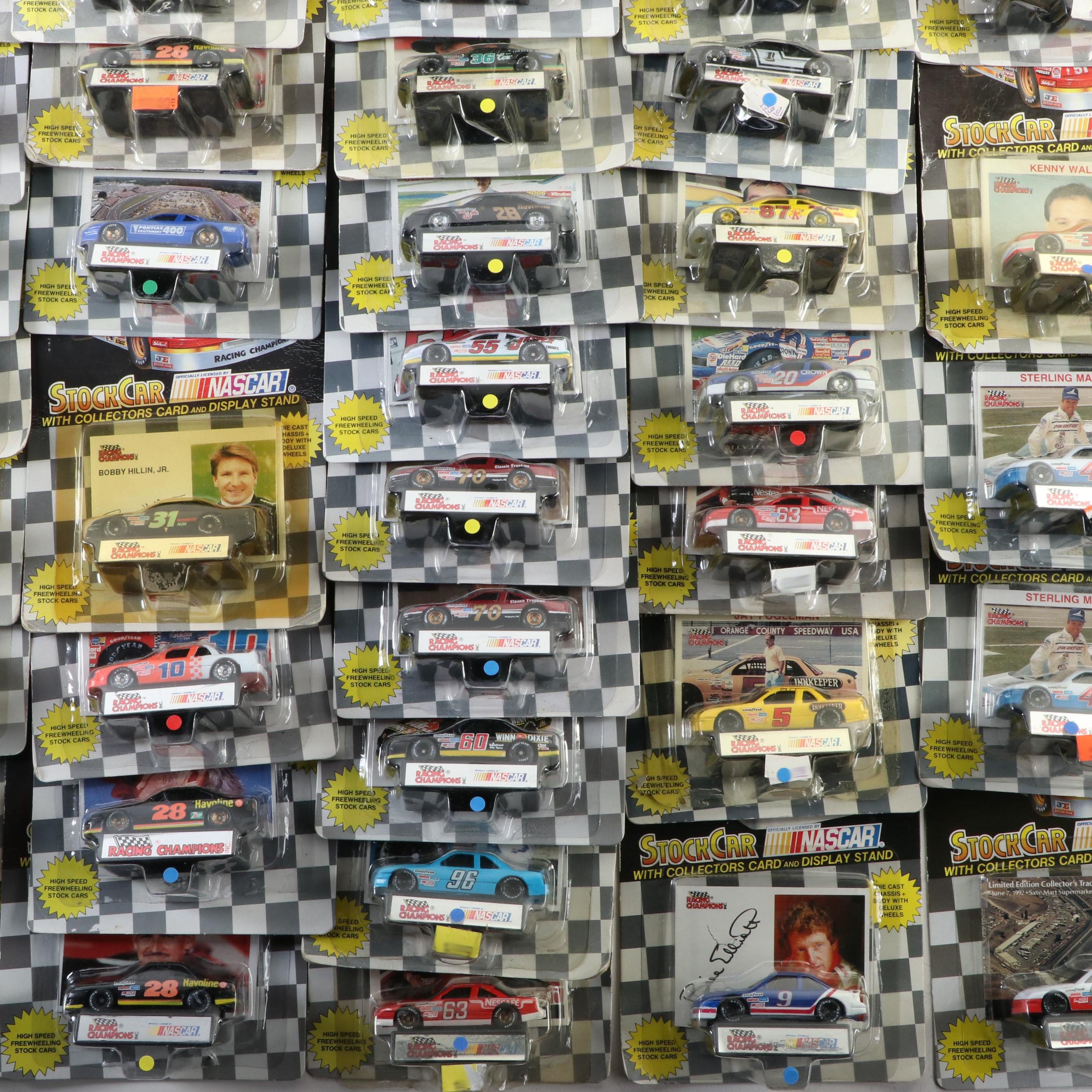 Racing Champions NASCAR Diecast Stock Cars Including Tom Peck