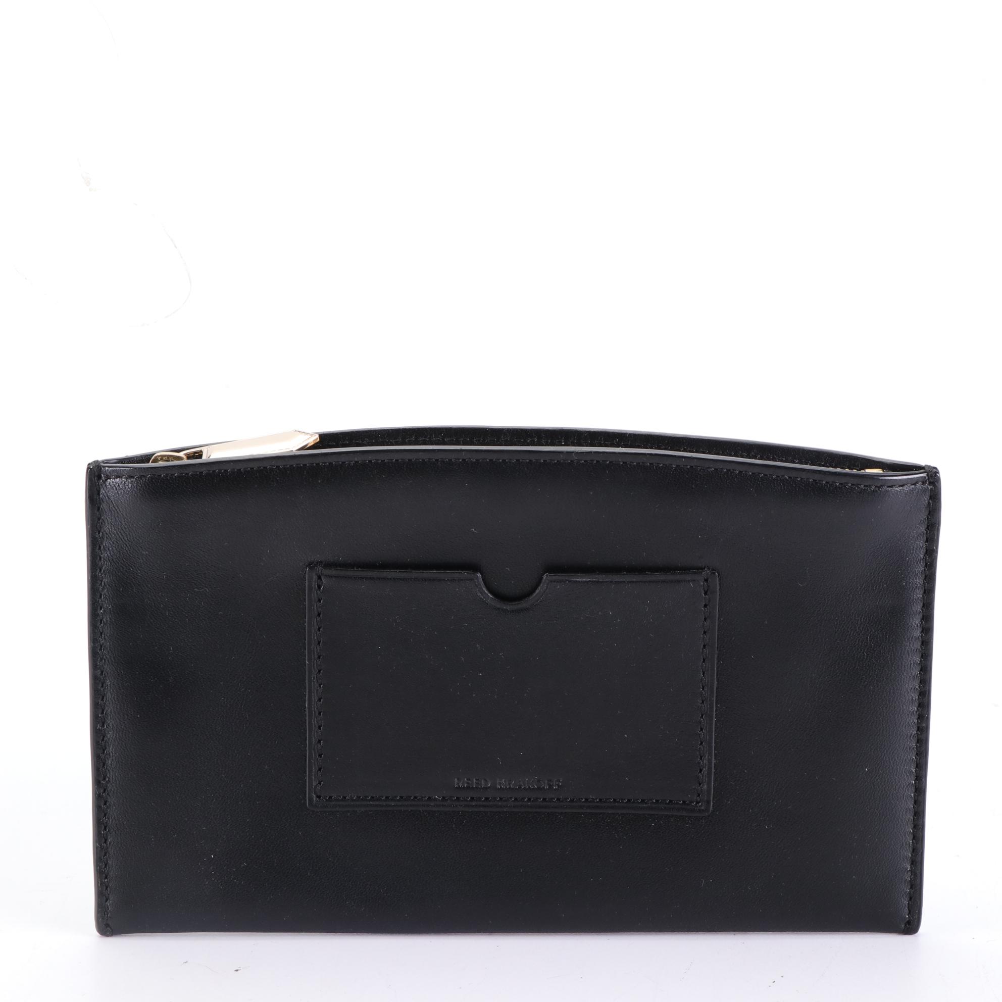 Reed Krakoff Atlantique Convertible Tote in Bicolor Leather with Pouch