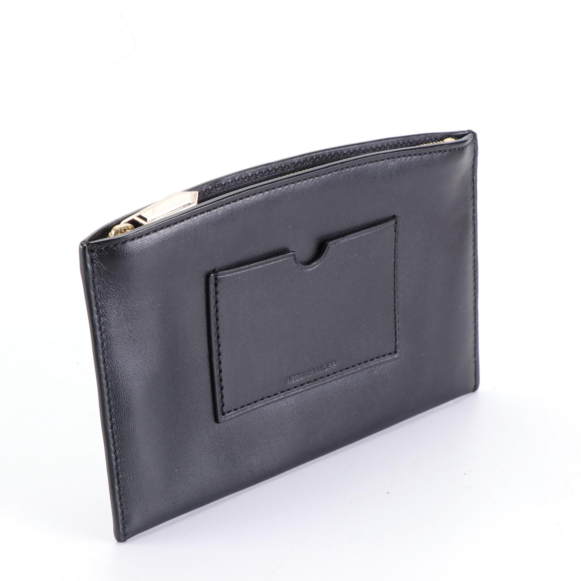 Reed Krakoff Atlantique Convertible Tote in Bicolor Leather with Pouch