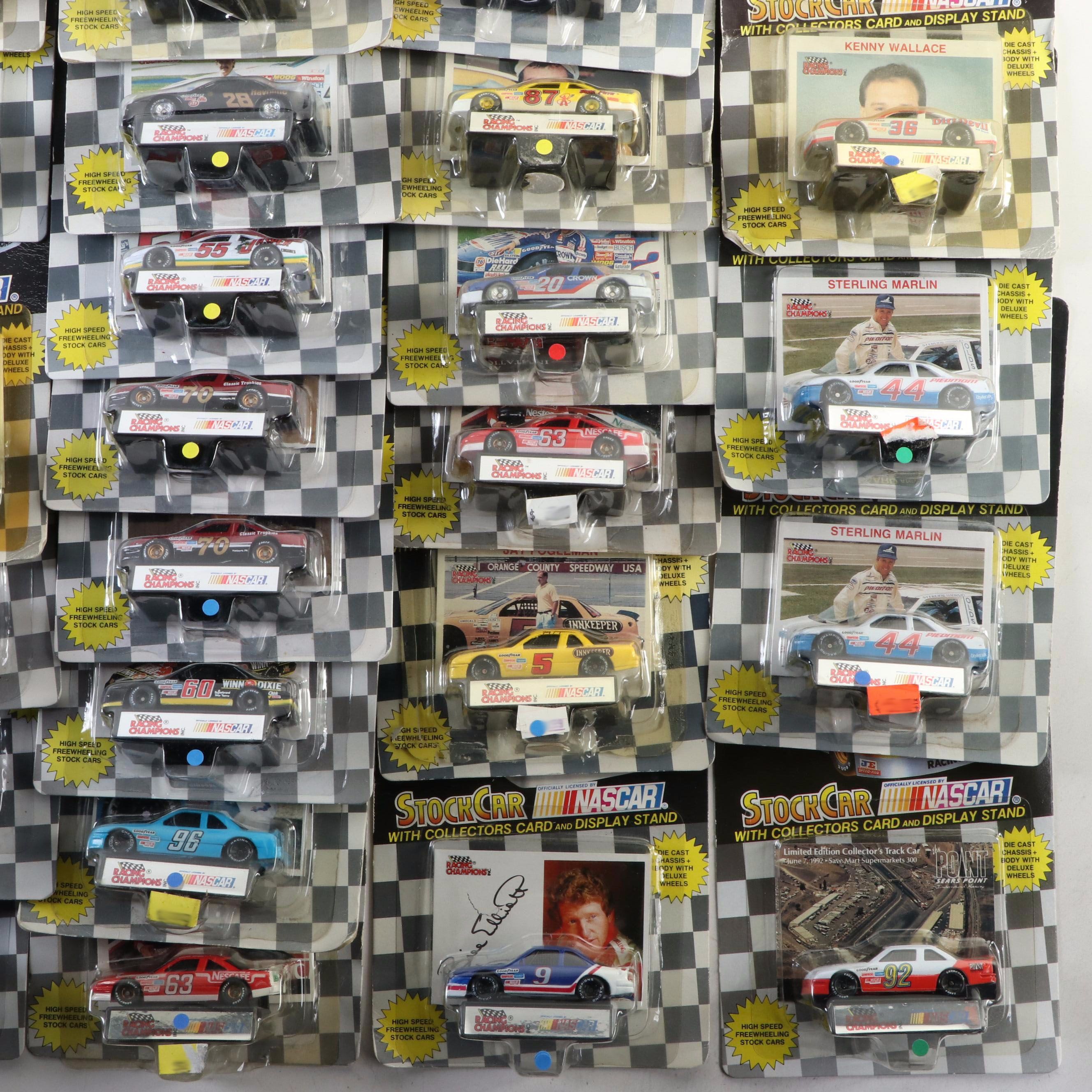 Racing Champions NASCAR Diecast Stock Cars Including Tom Peck