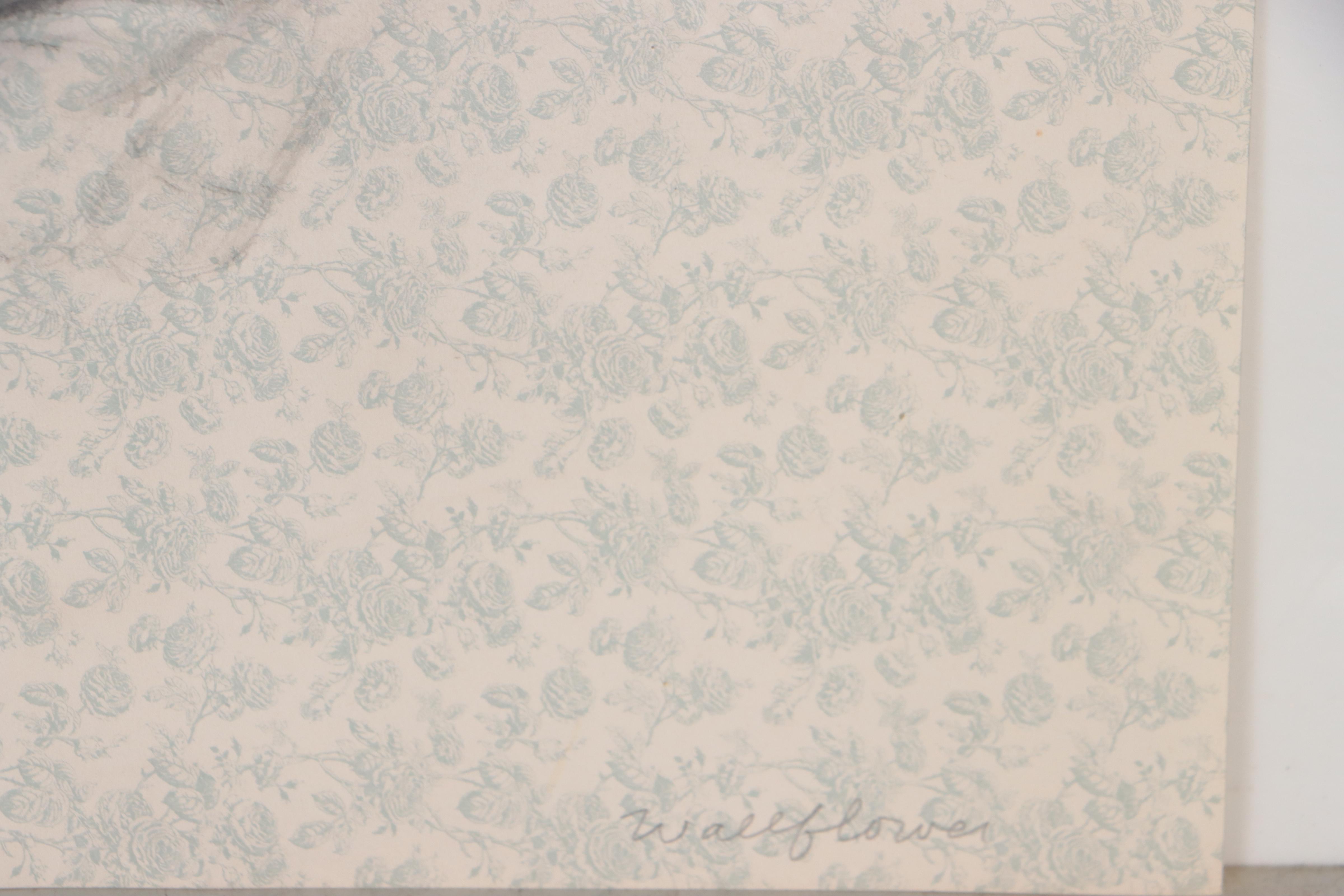 Cynthia Gregory Graphite Drawing of Female Nude "Wallflower," 2006