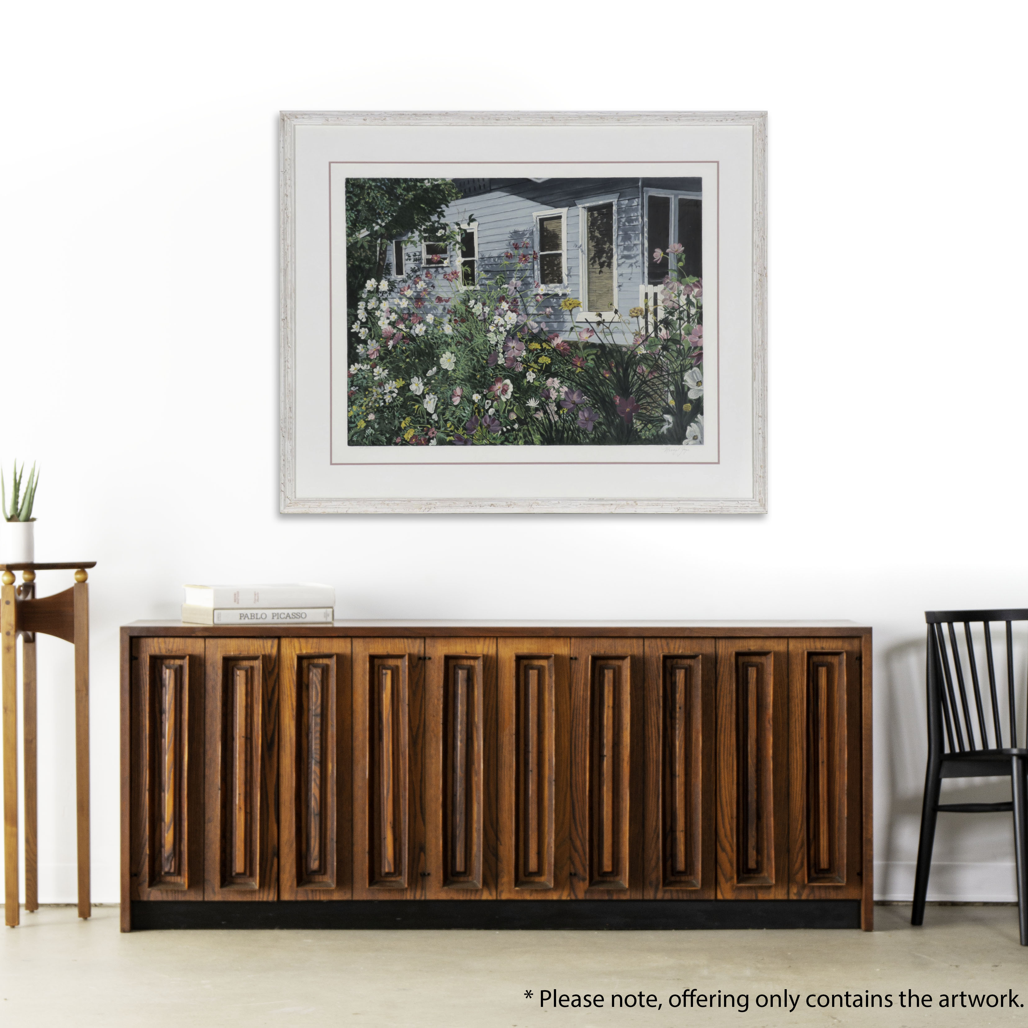 Merryl Jaye Serigraph "Hidden Cottage," Circa 1990