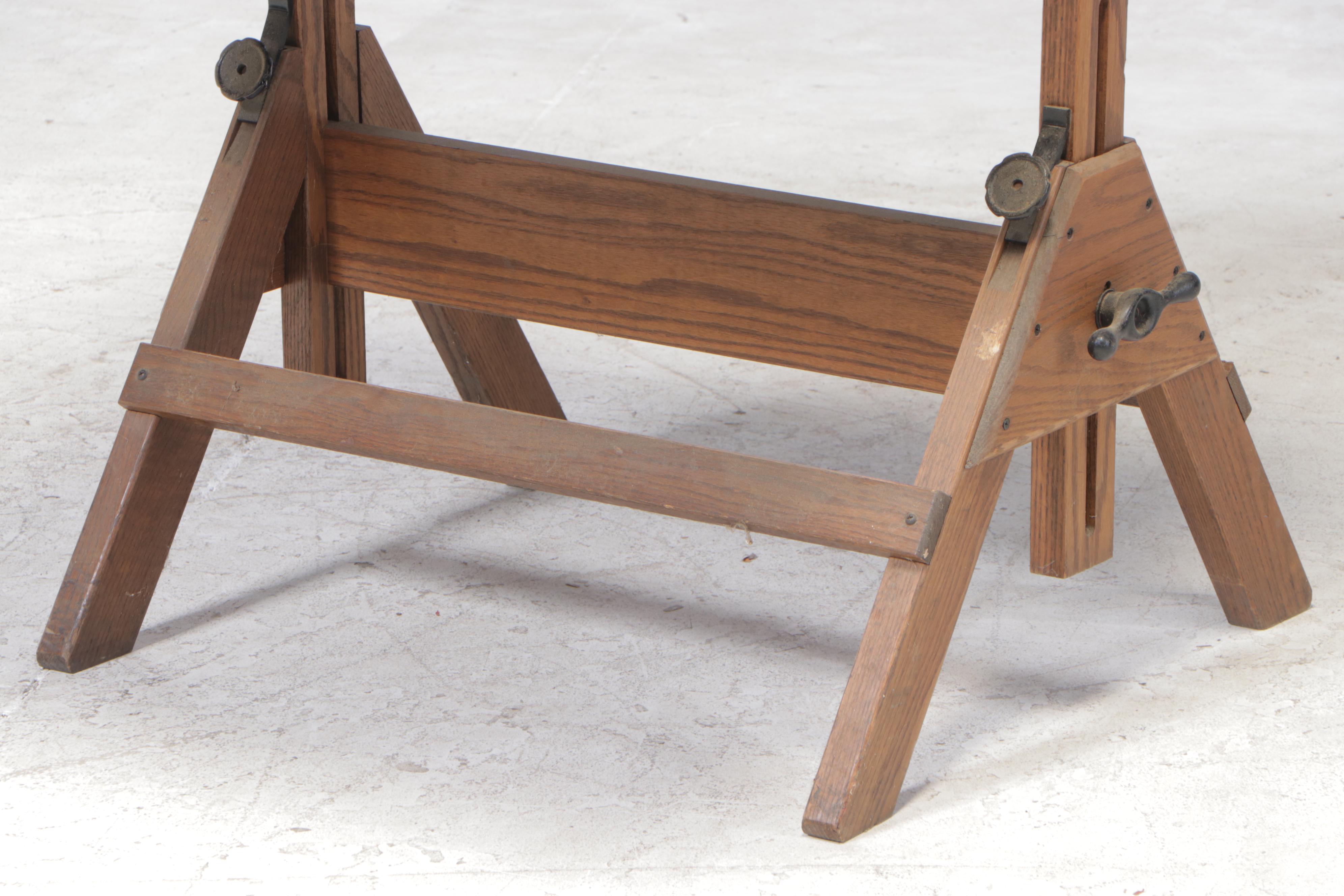 Hamilton Mfg. Company Vintage Lighted Drafting Table