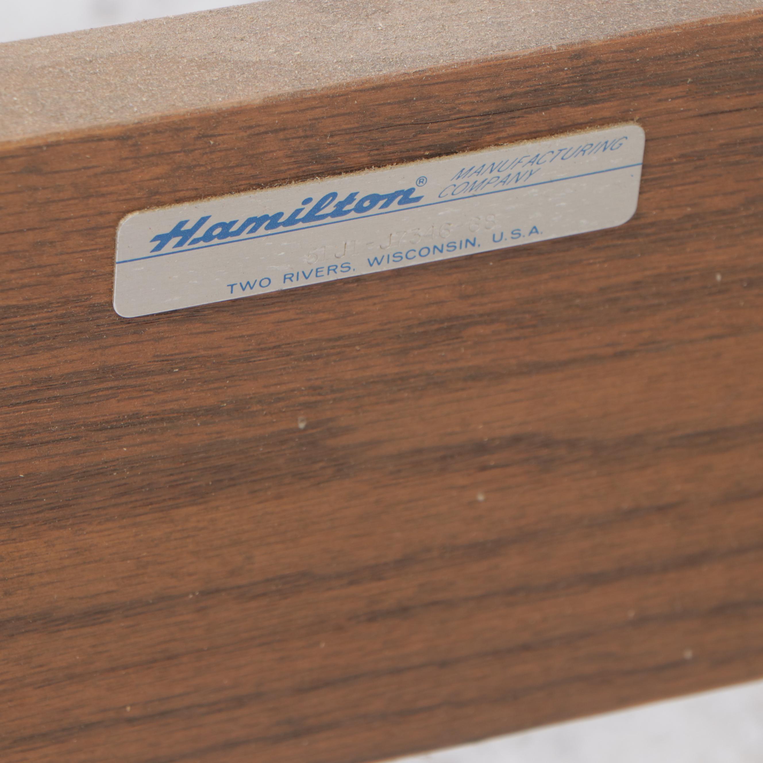 Hamilton Mfg. Company Vintage Lighted Drafting Table