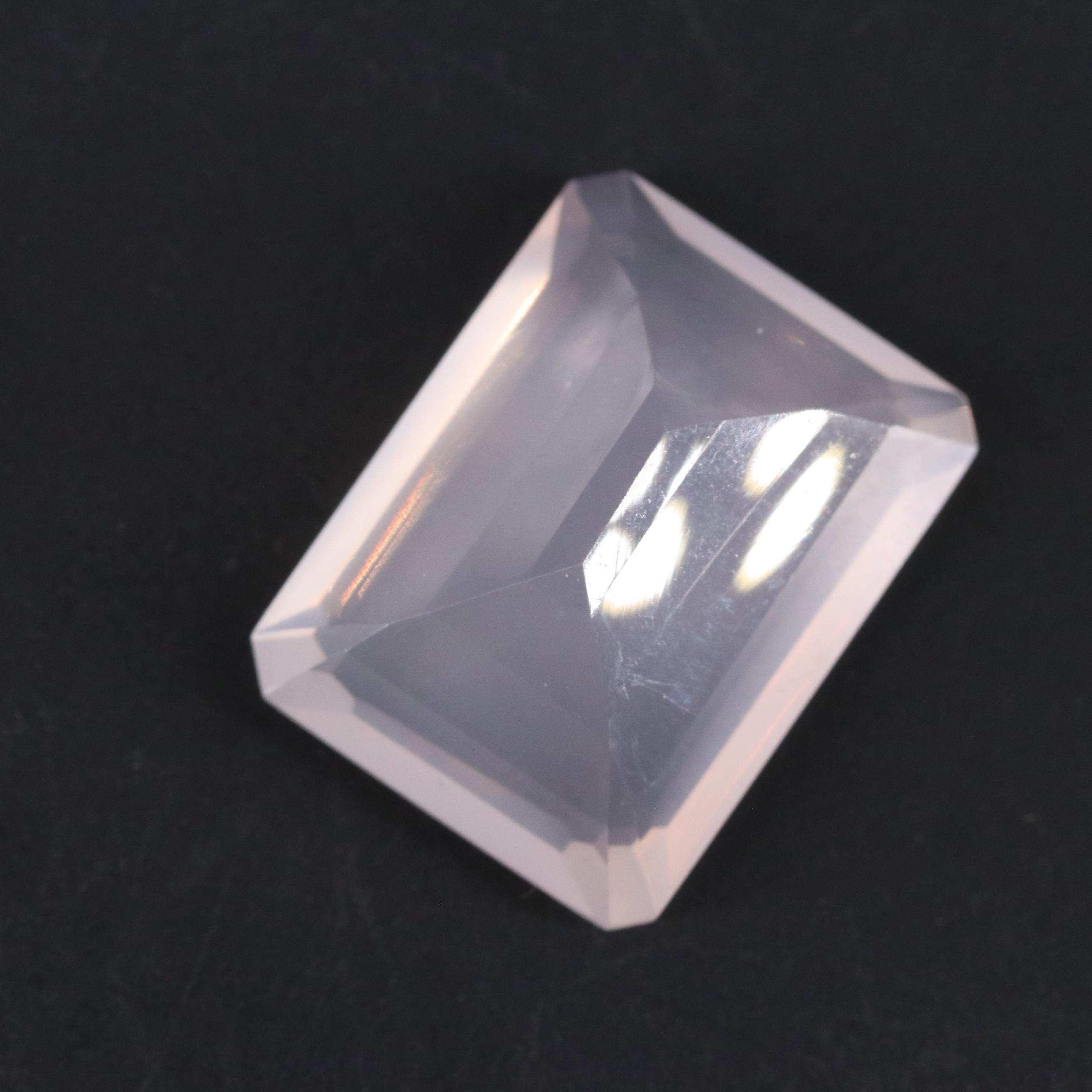 Loose 21.68 CT Rose Quartz