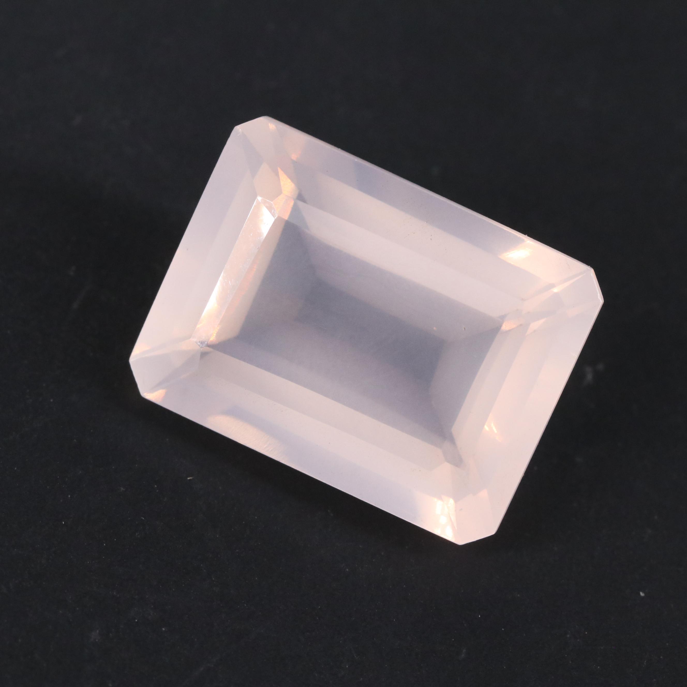 Loose 21.68 CT Rose Quartz
